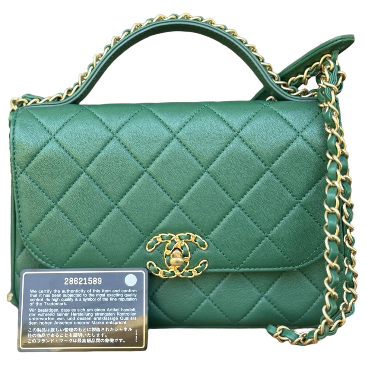 Leather handbag