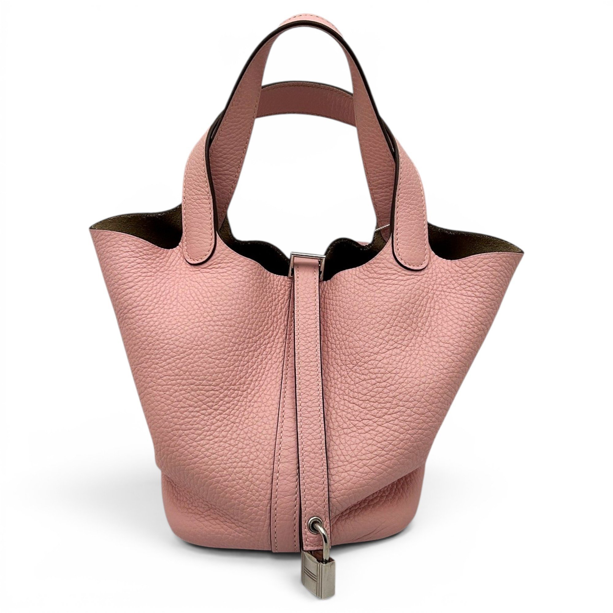 Picotin leather handbag