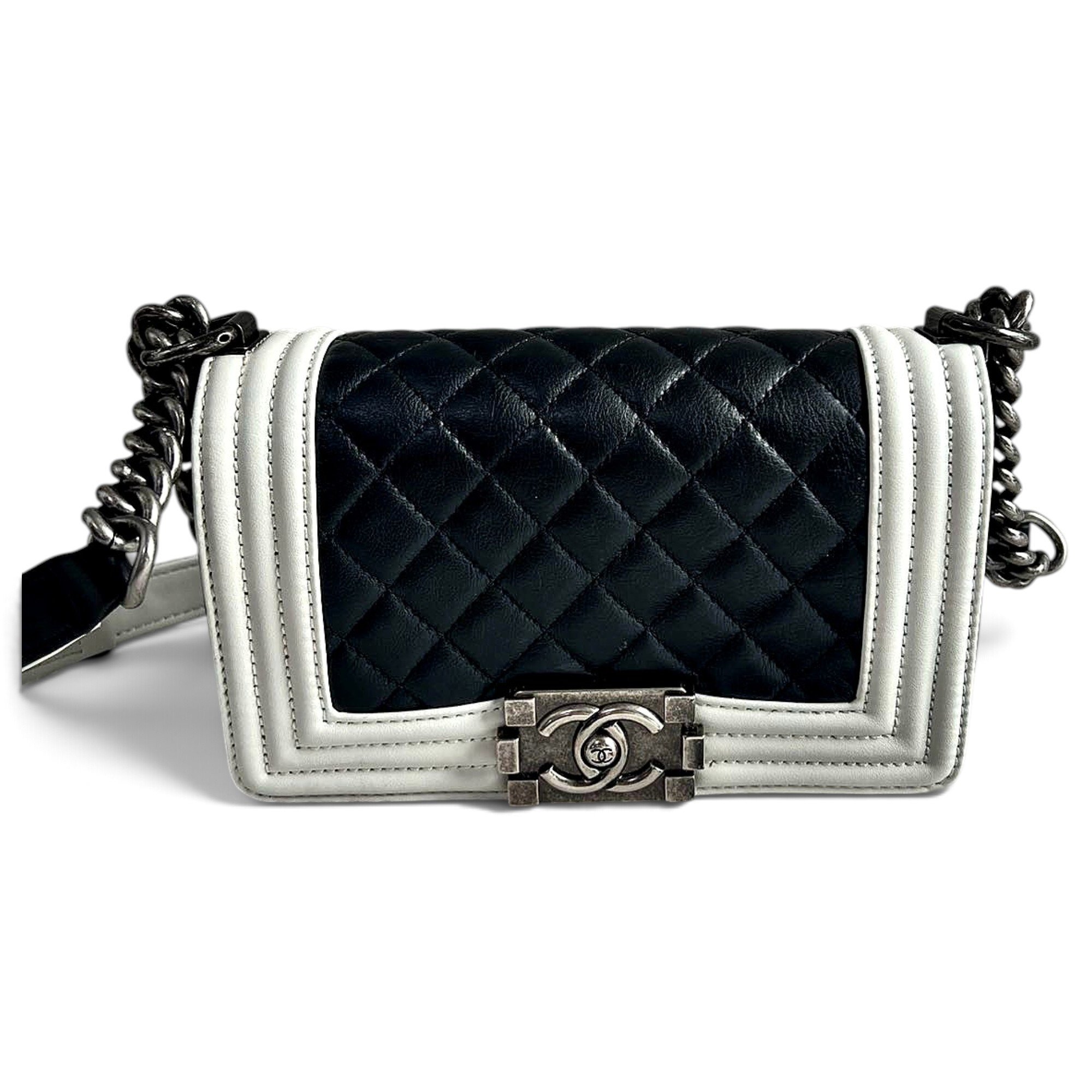 Boy leather crossbody bag