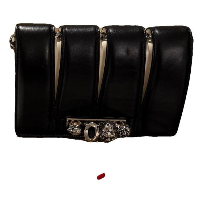 Alexander McQueen Knuckle leather handbag