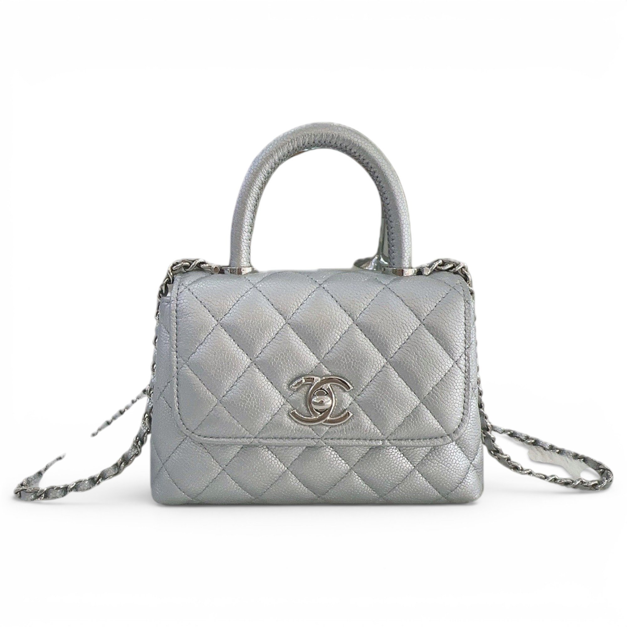 Coco Handle leather handbag