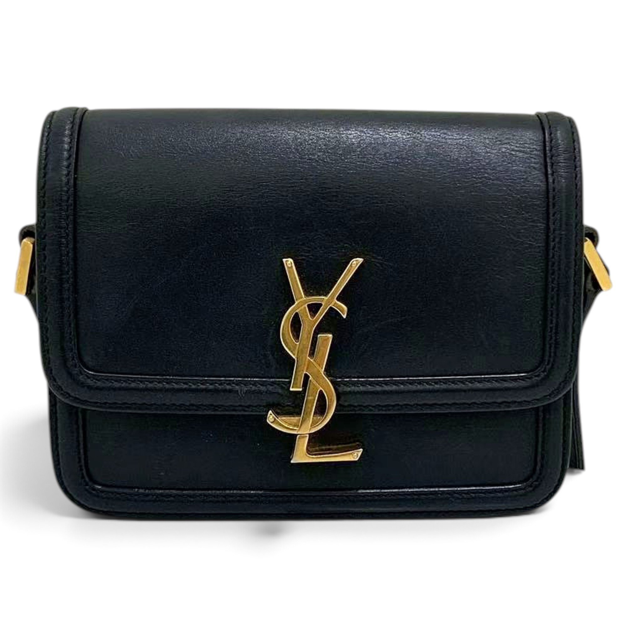 Solférino leather handbag