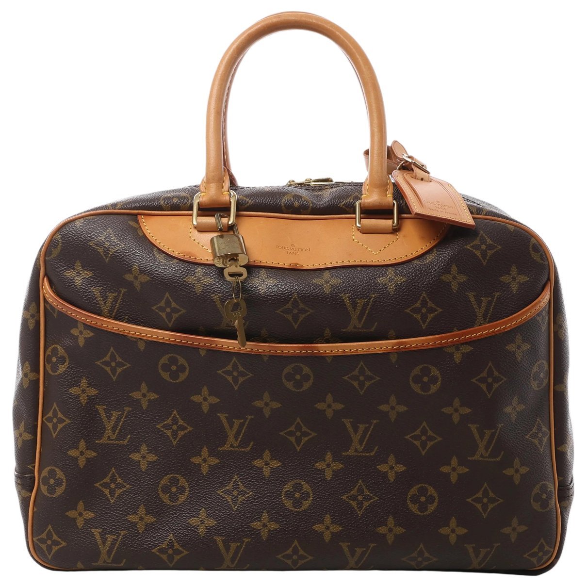 Deauville leather handbag