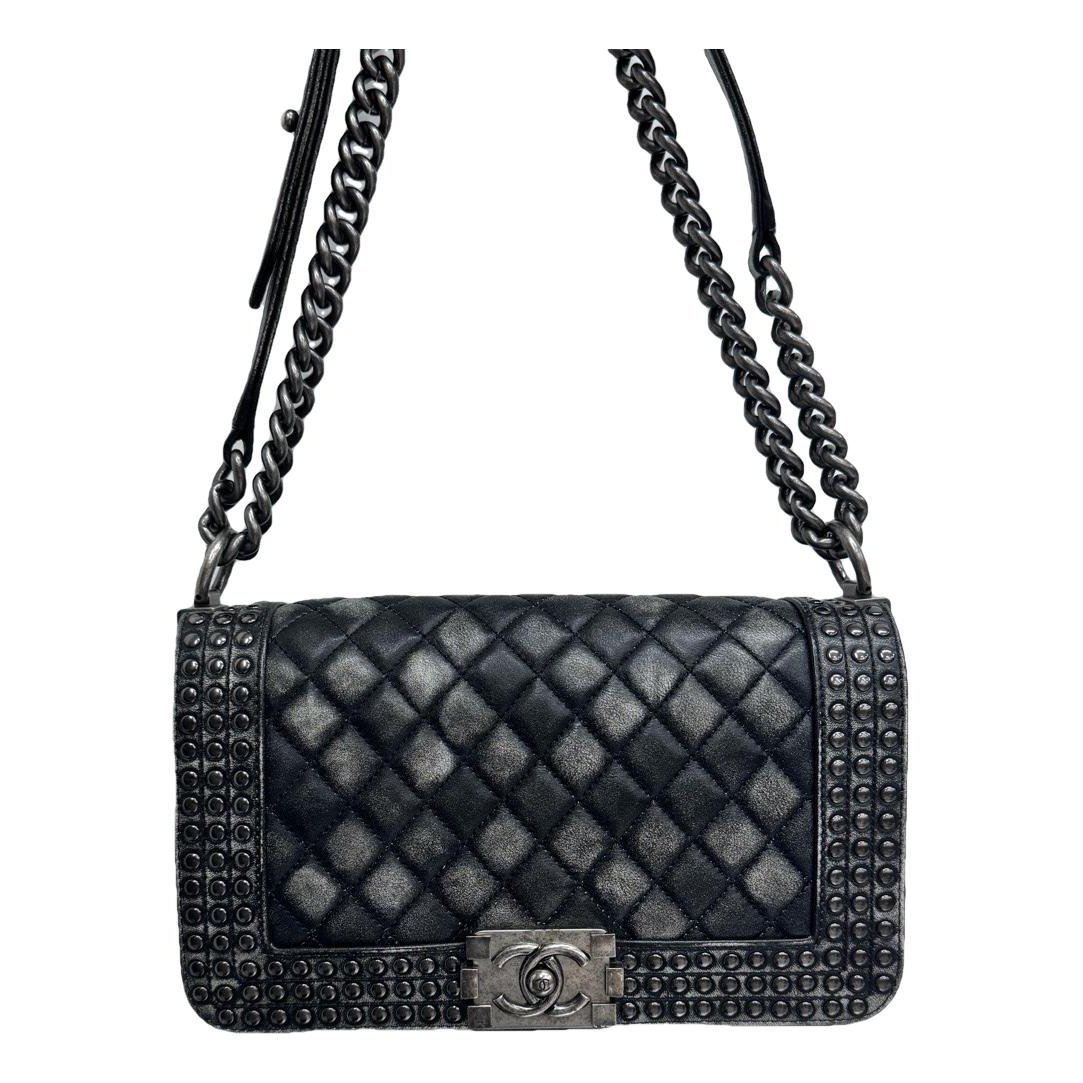 Boy leather crossbody bag