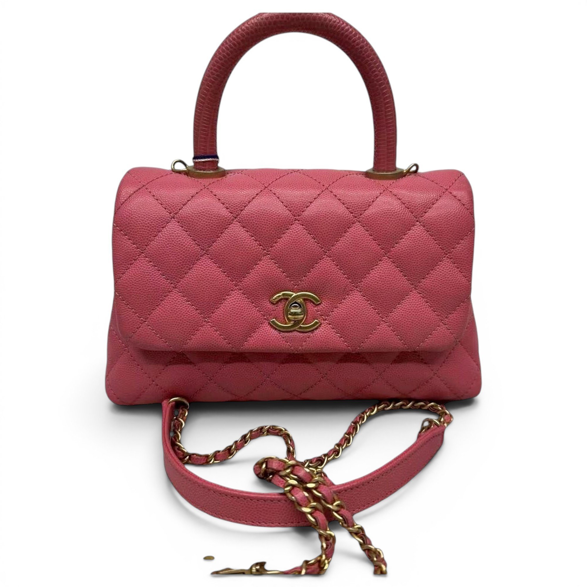 Coco Handle leather handbag