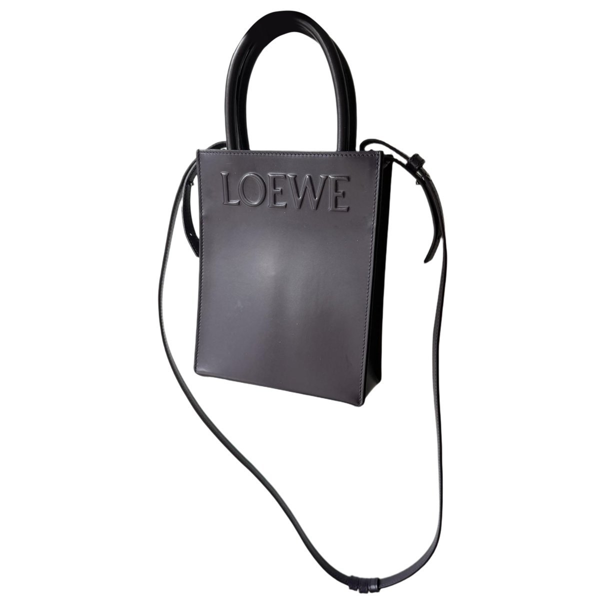 A5 leather handbag
