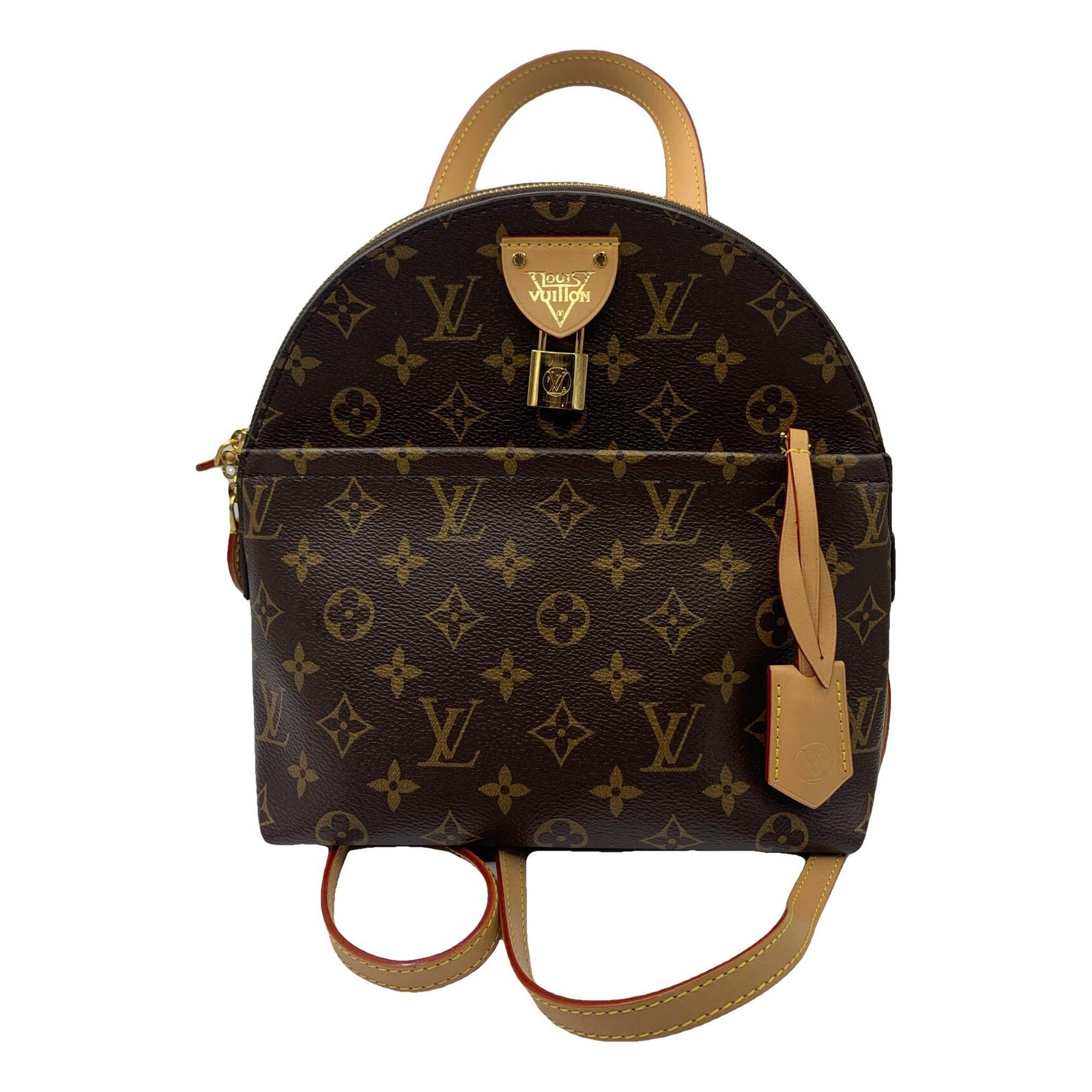 Vegan leather backpack