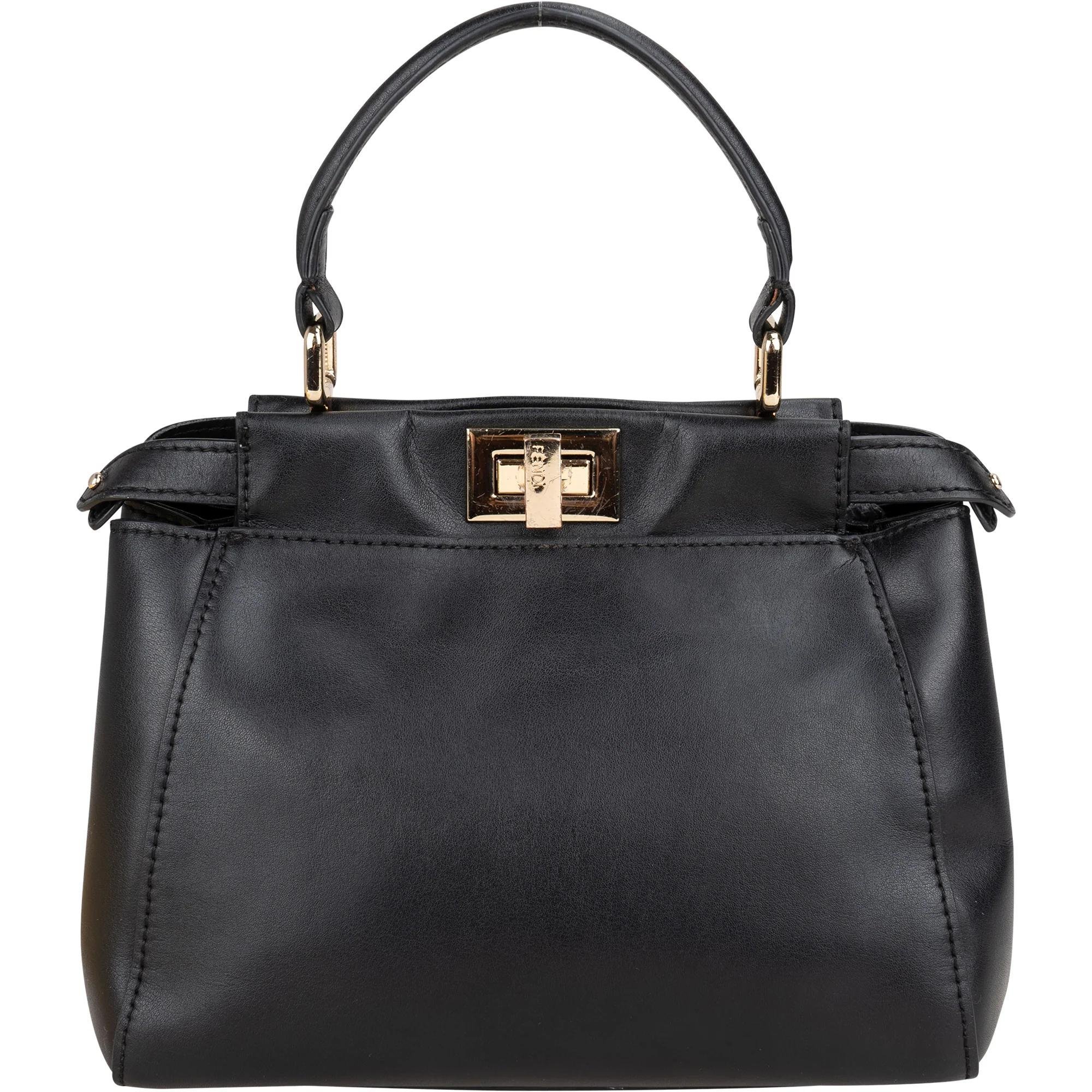 Peekaboo leather handbag
