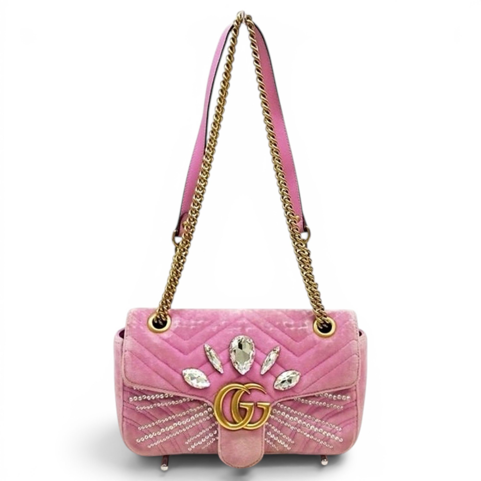 GG Marmont velvet handbag