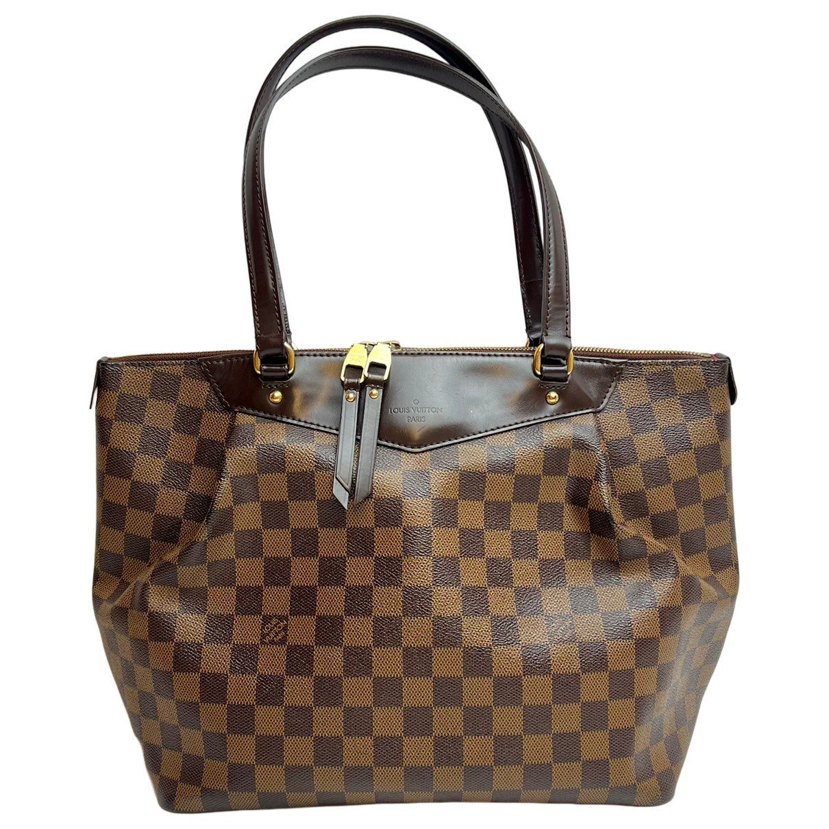 Leather tote