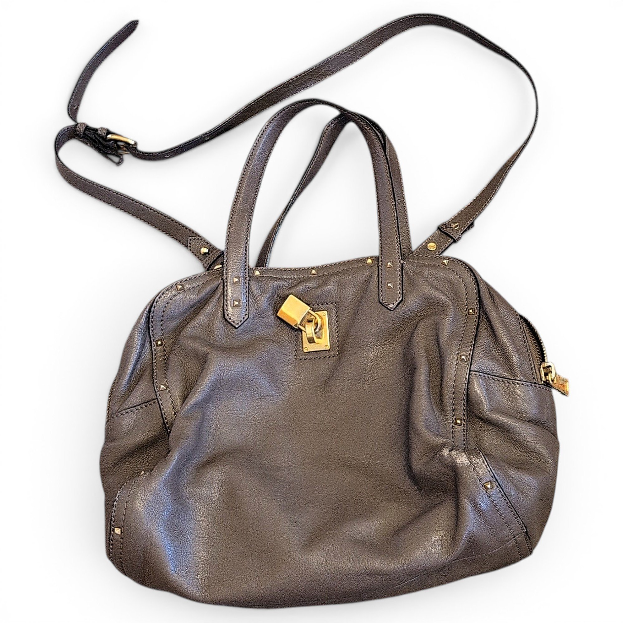 Leather handbag