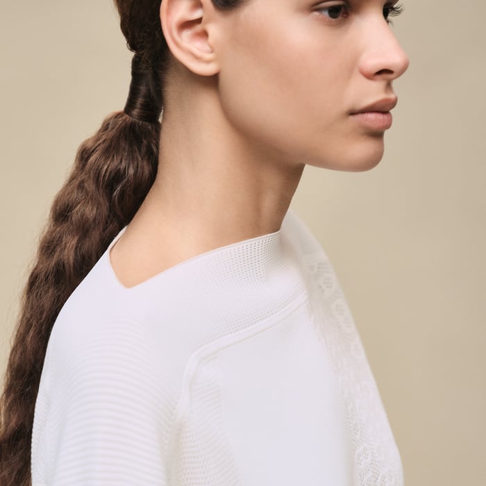 Blanc Cassé "Chaine d'Ancre" Long-sleeve Sweater