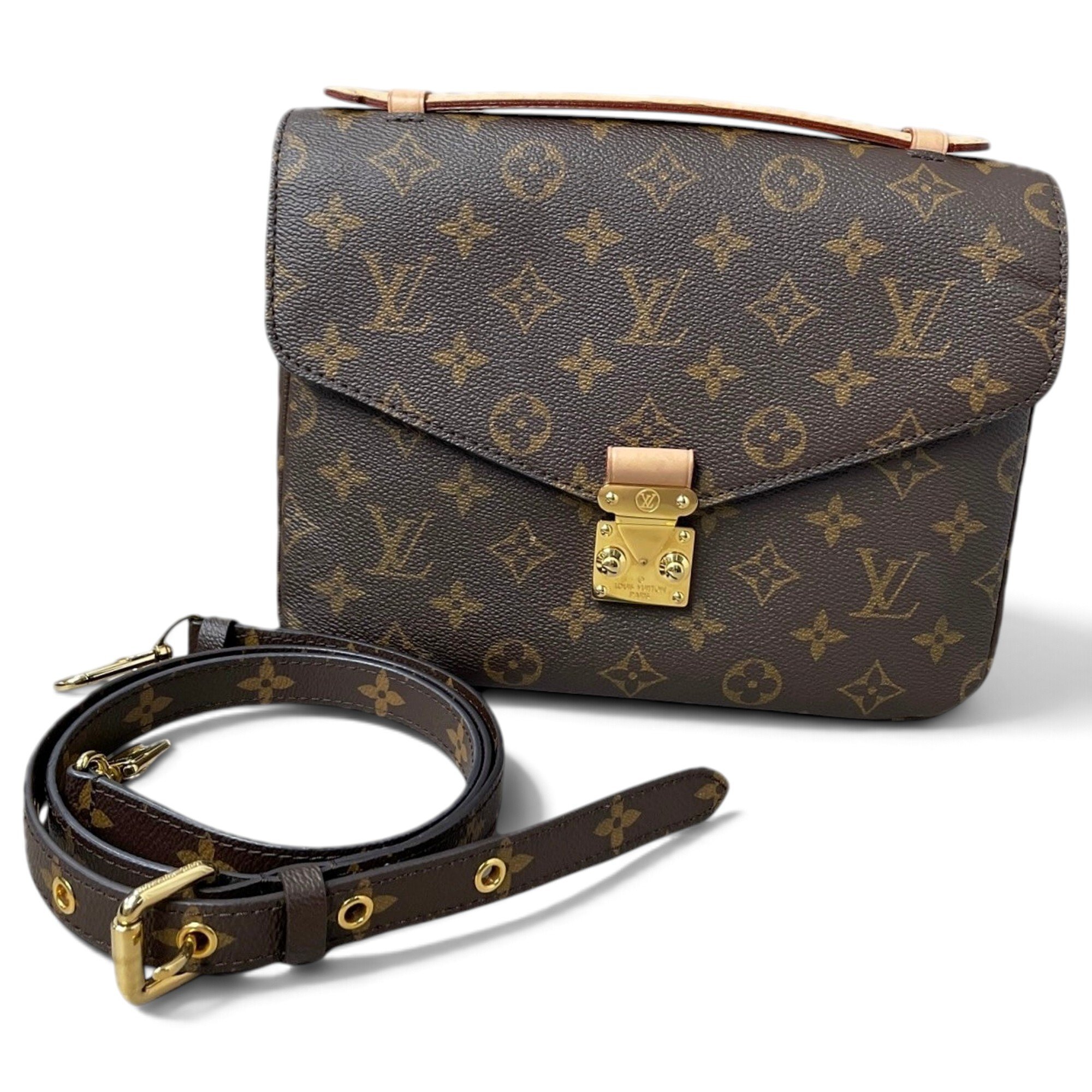 Metis leather handbag