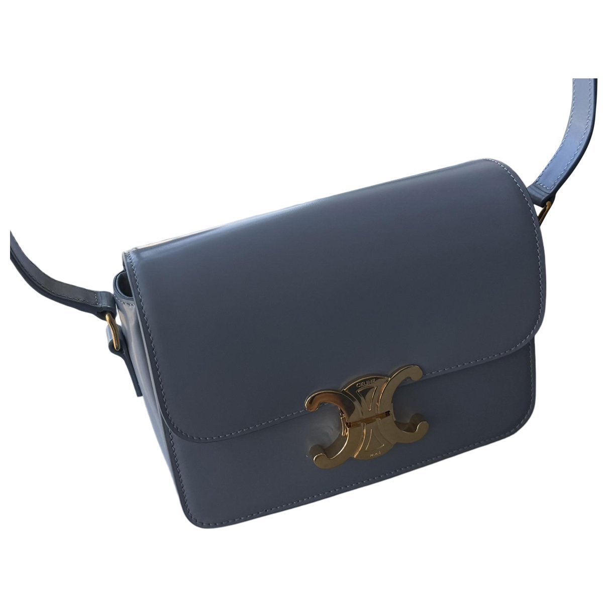 Celine Triomphe leather handbag