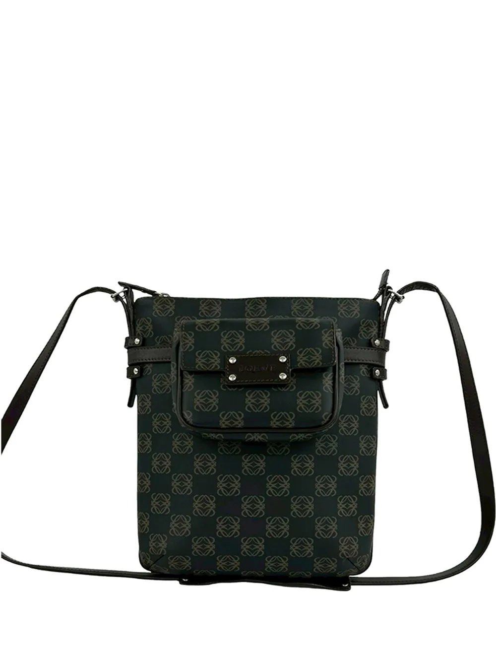 1990-2000 Anagram Coated Canvas crossbody bag