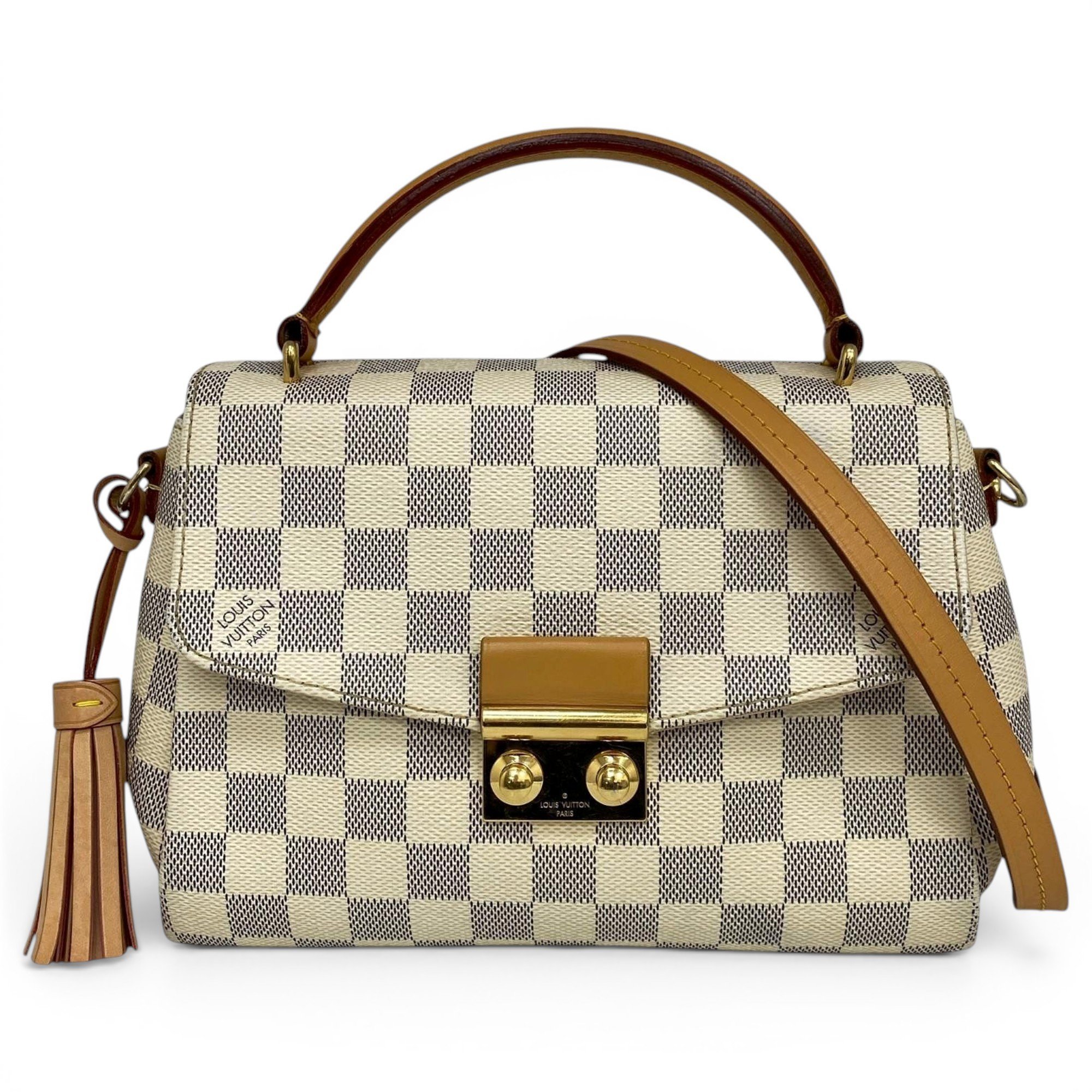 Croisette patent leather handbag