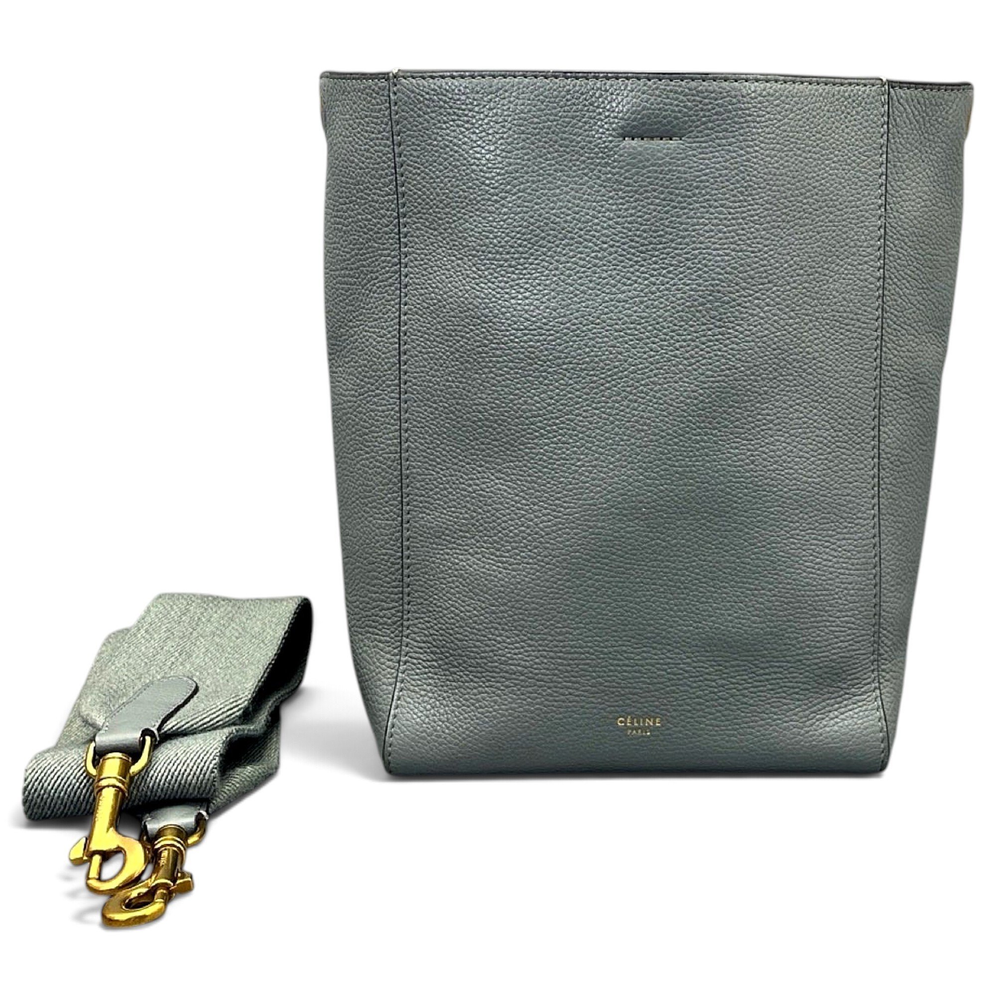 Seau Sangle leather handbag