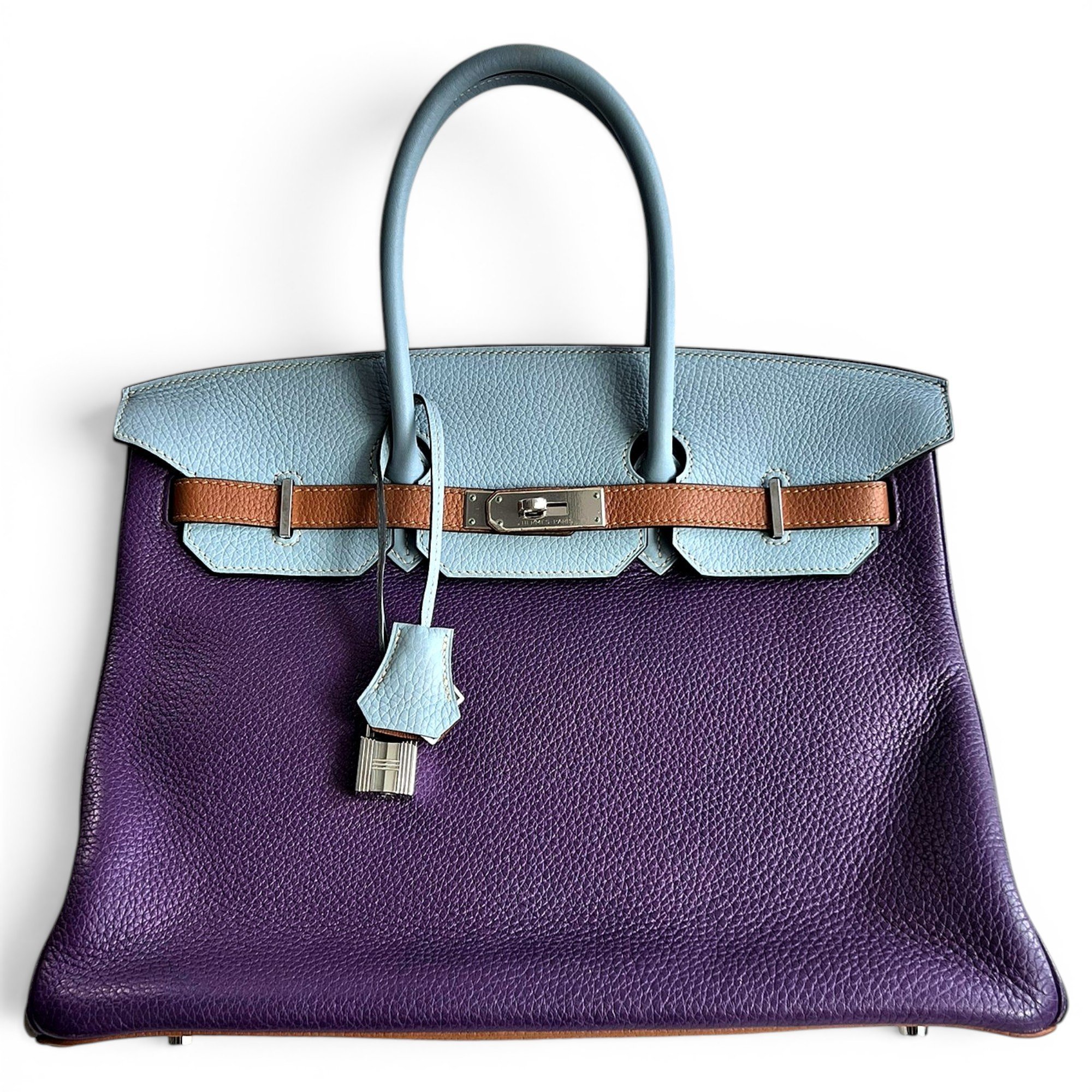 Birkin 35 leather handbag