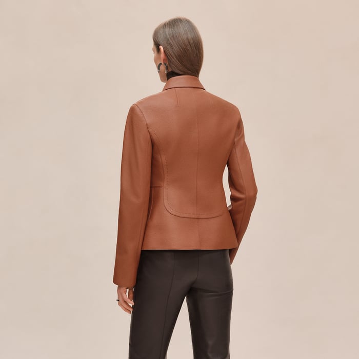 Marron Fauve Equestrian Jacket