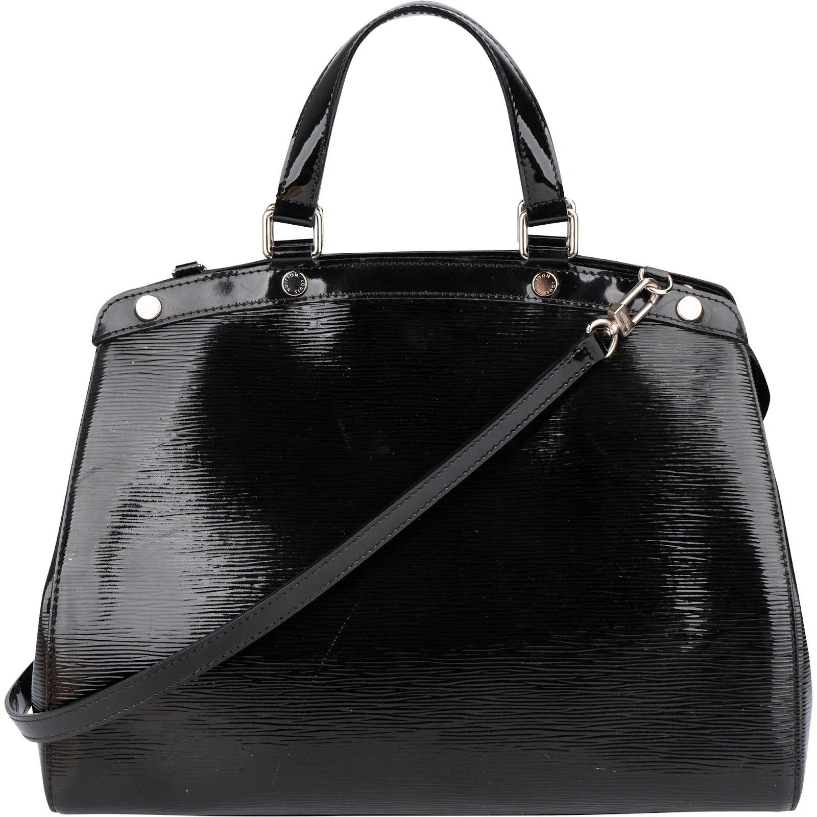 Louis Vuitton Bréa patent leather handbag