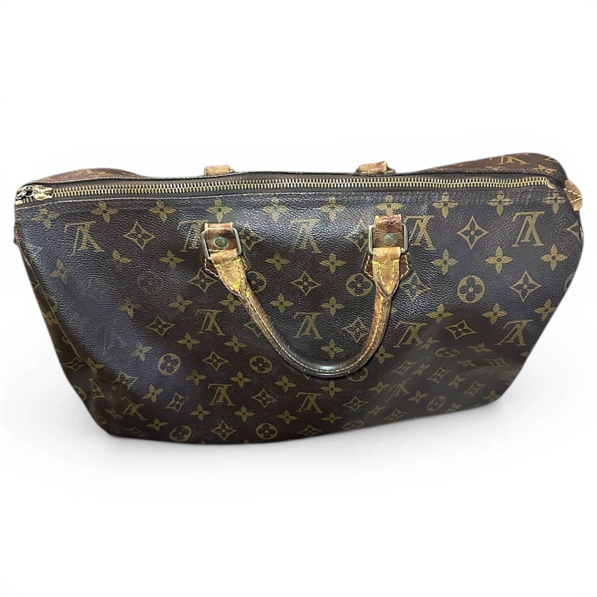 Speedy leather handbag