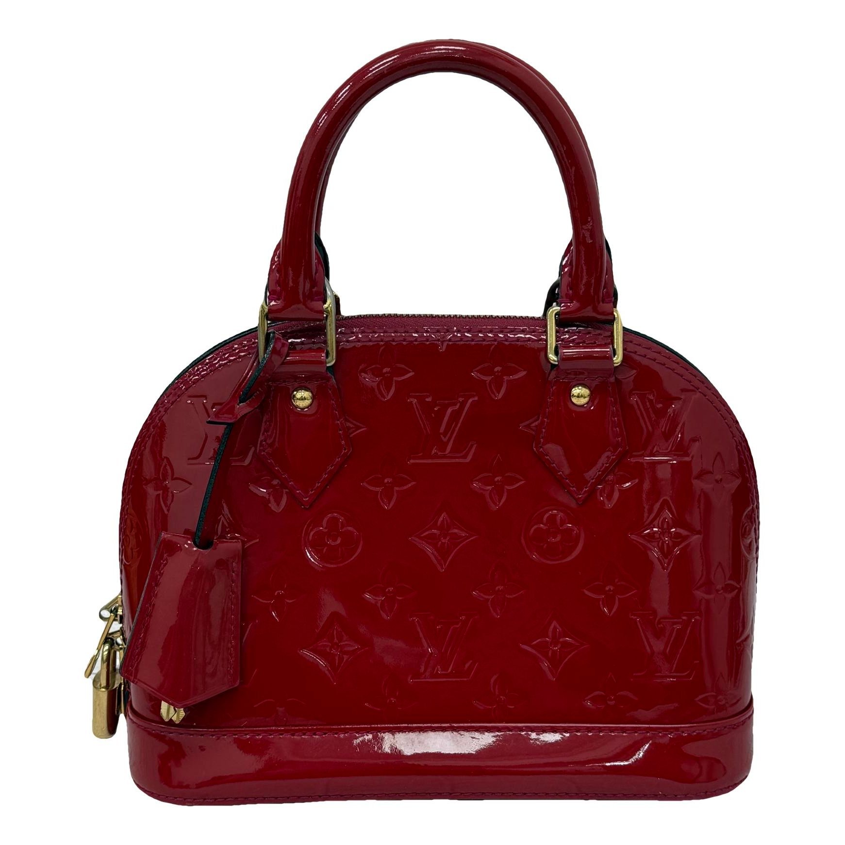 Alma BB patent leather handbag