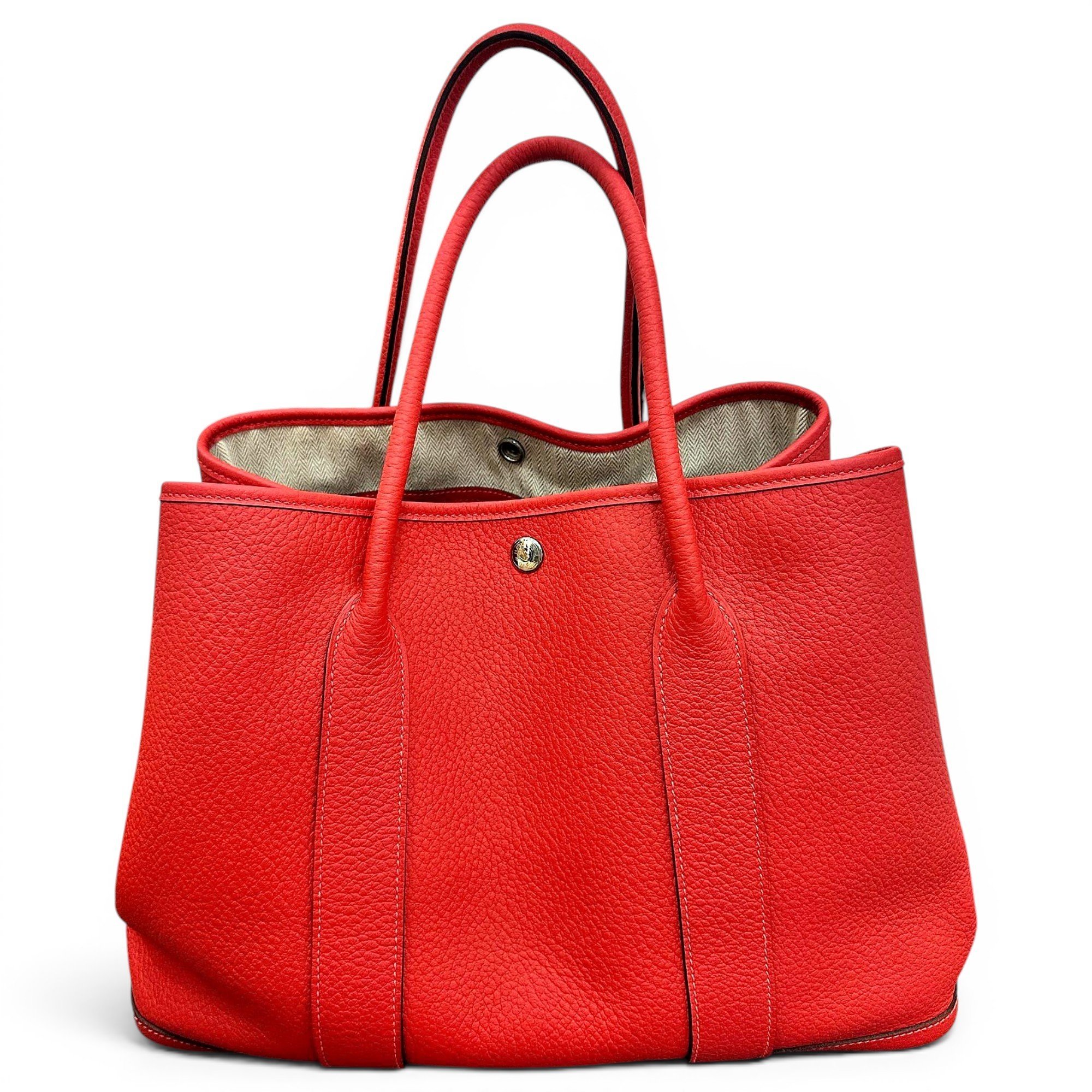 Garden Party leather handbag