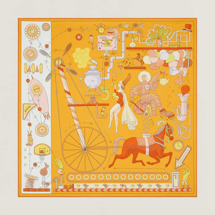 Tea for Two Scarf 90