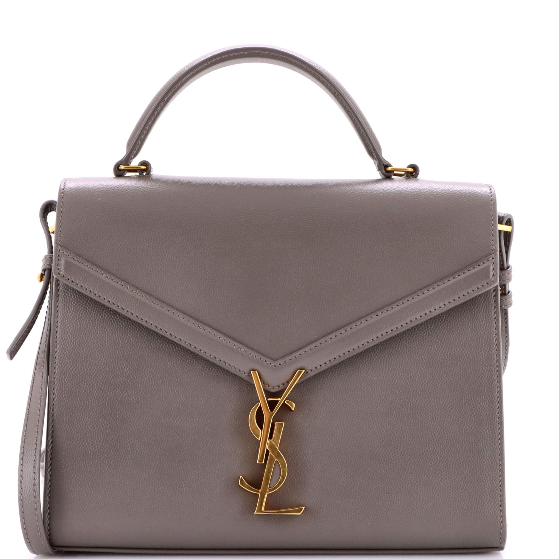 Saint Laurent Cassandra Top Handle Bag Leather Medium