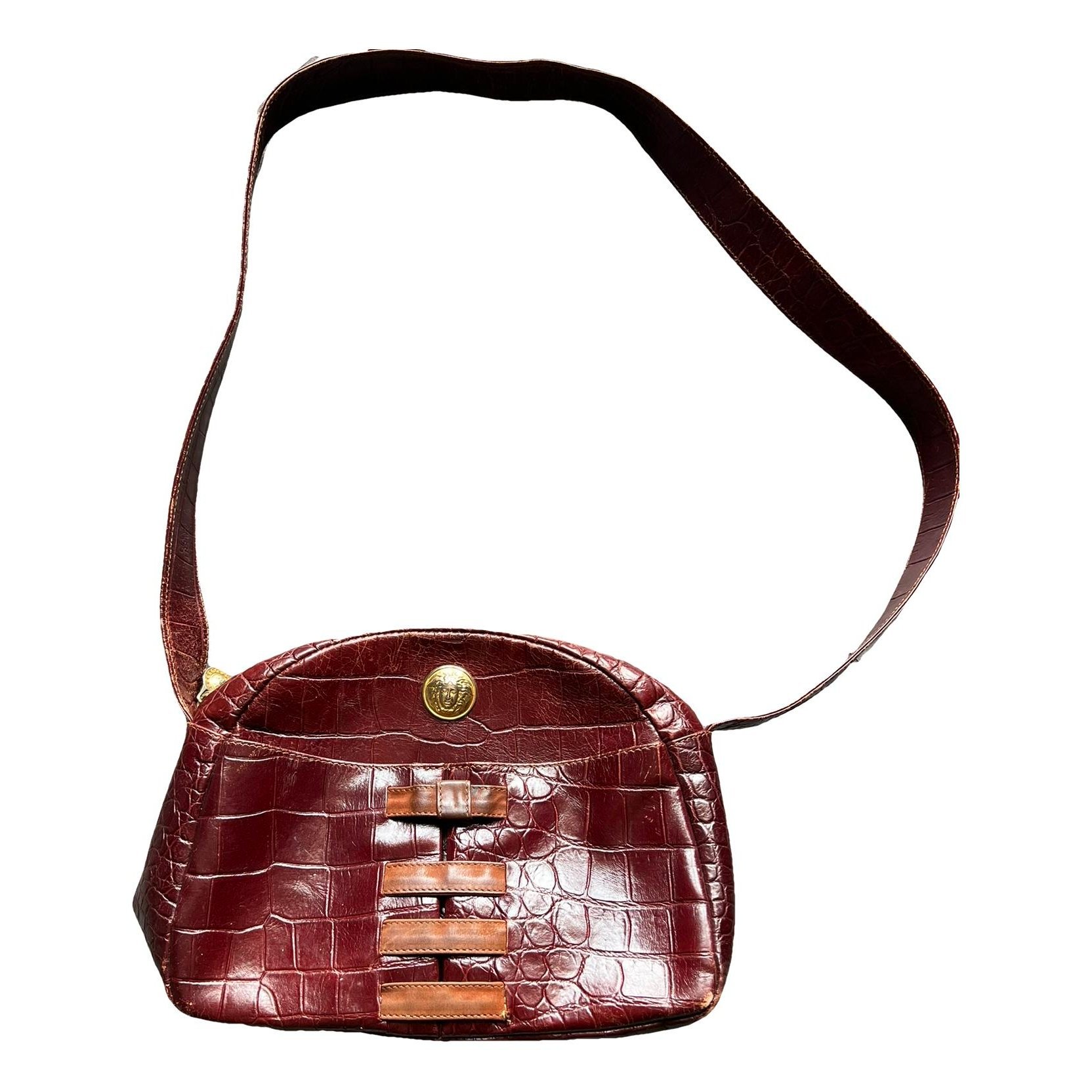 Versace Leather crossbody bag
