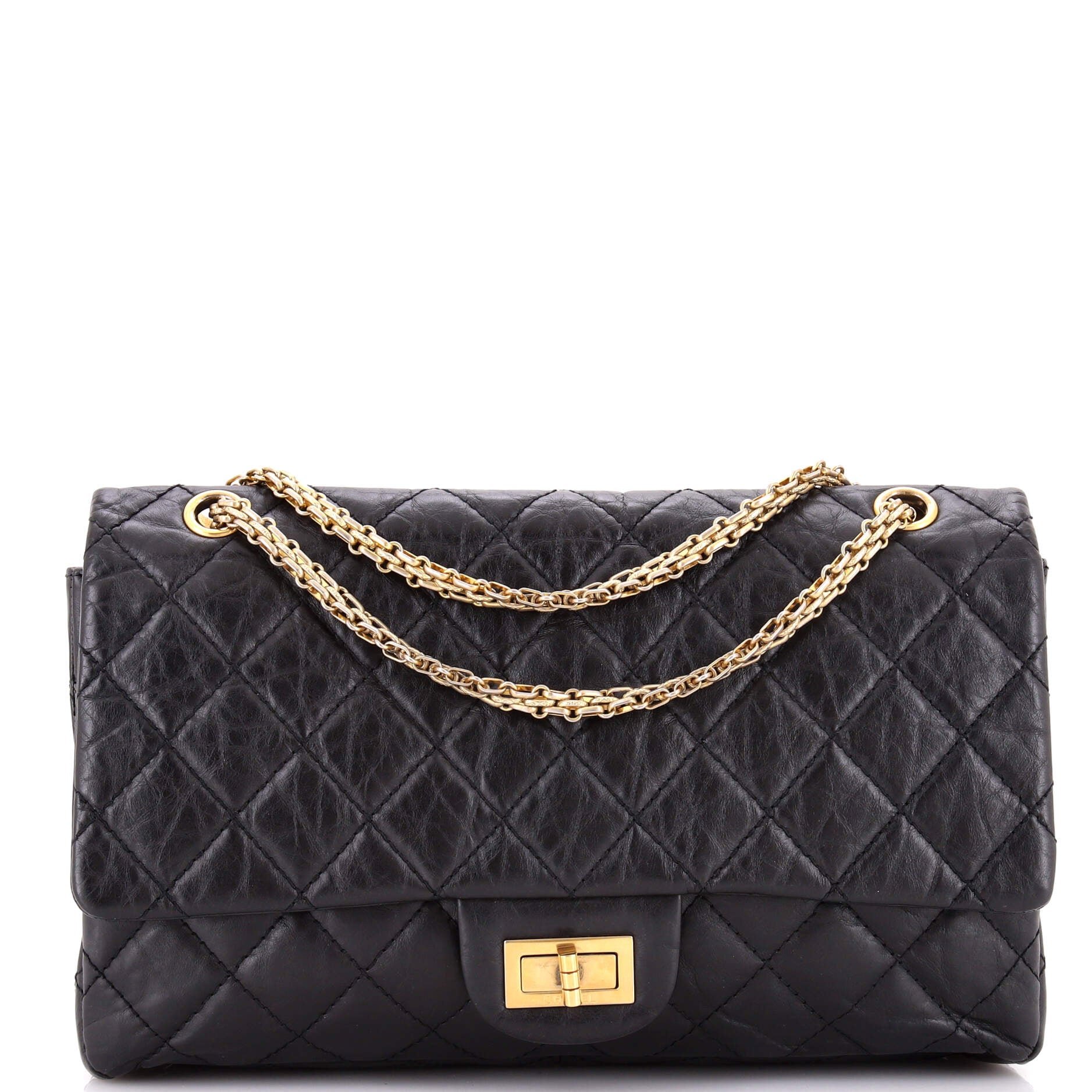 Reissue 2.55 Flap Bag Quilted Aged Calfskin 227