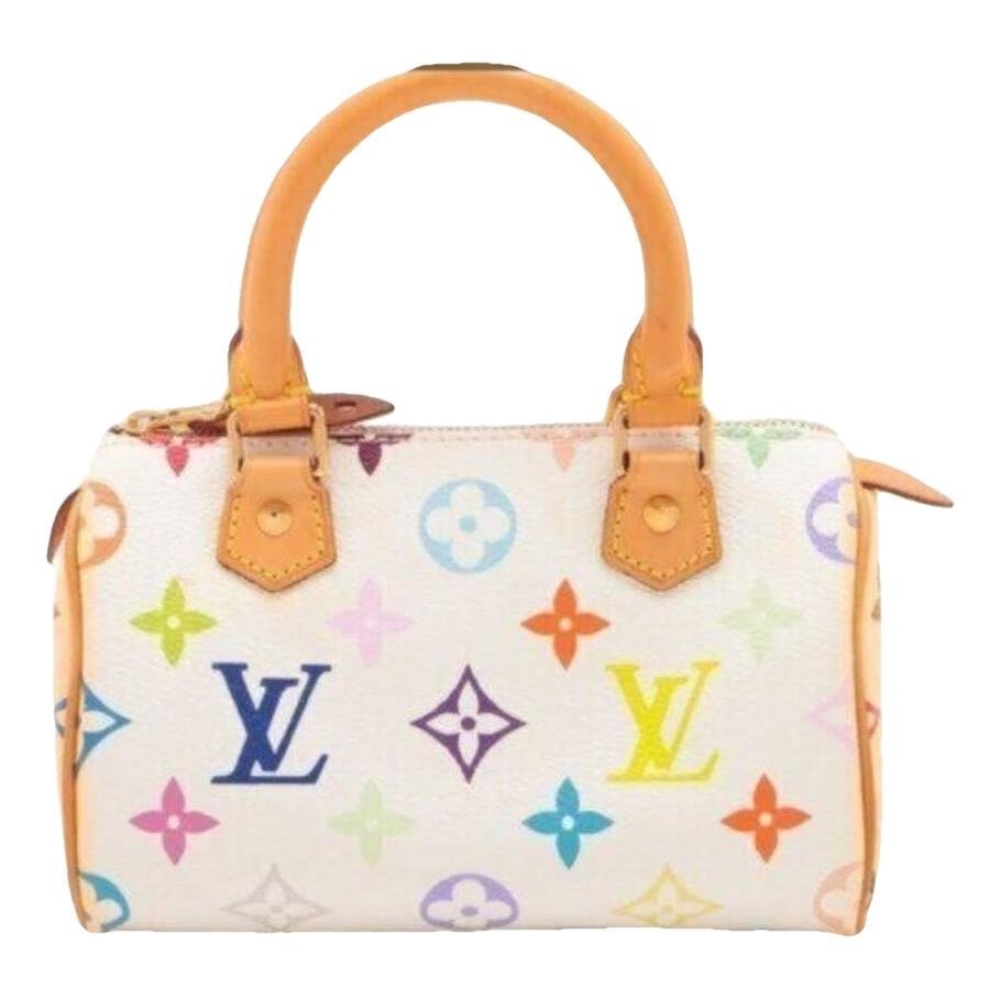 Nano Speedy / Mini HL leather handbag