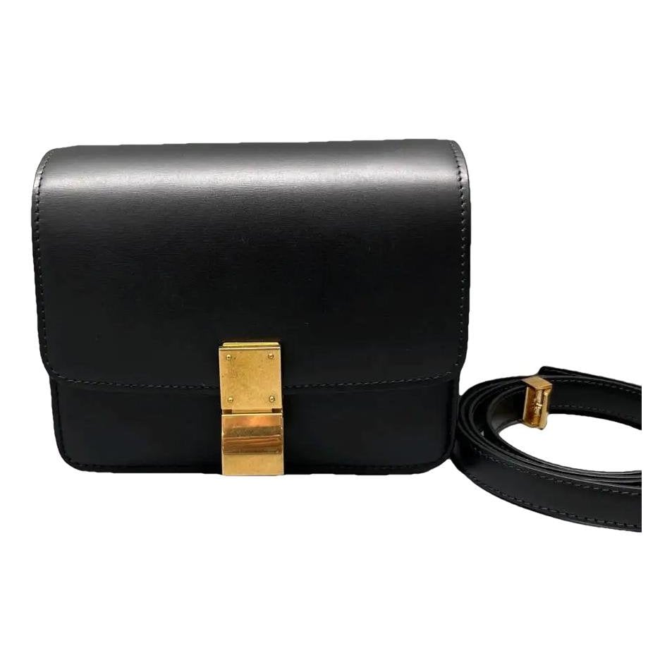 Classic leather crossbody bag