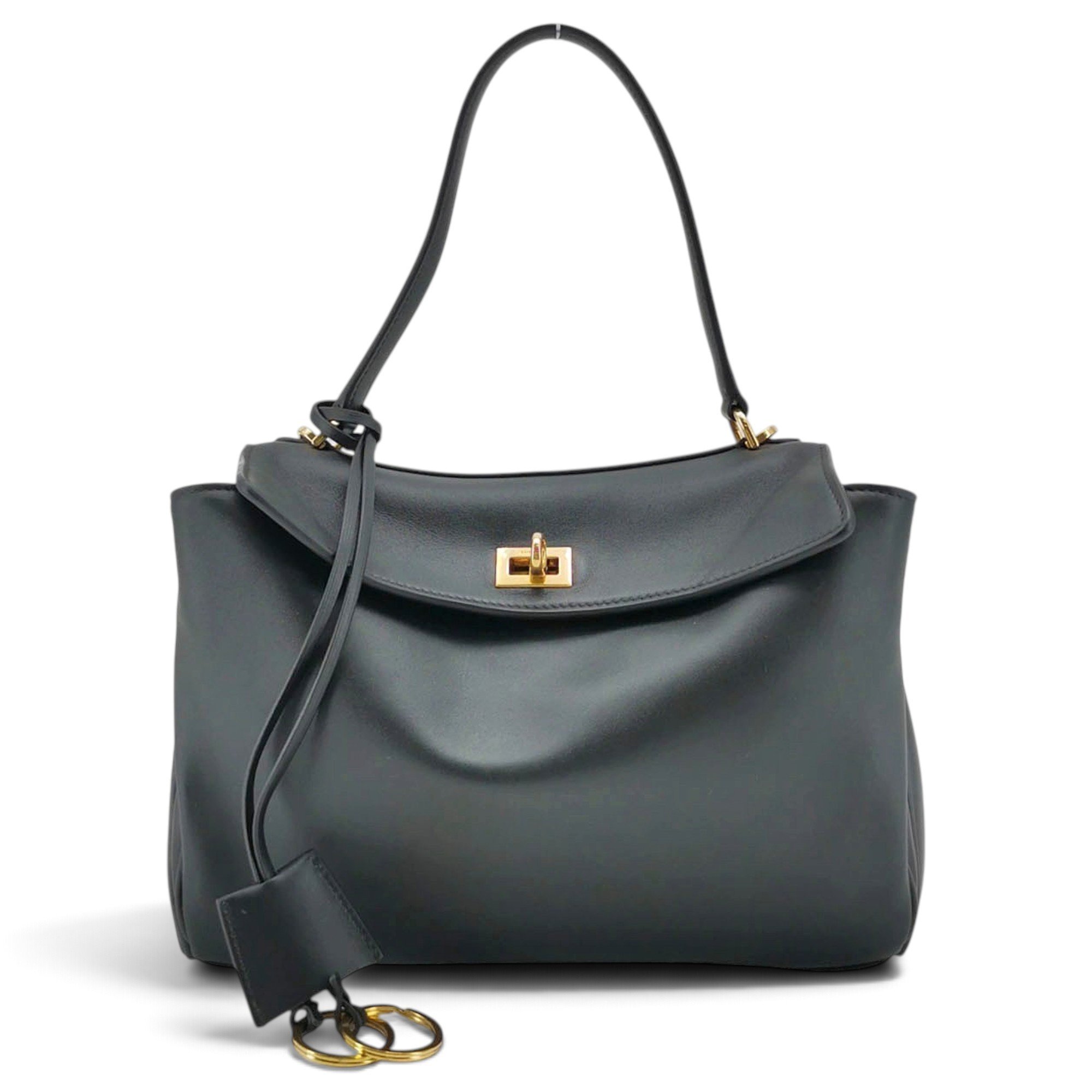 Balenciaga Rodeo leather handbag
