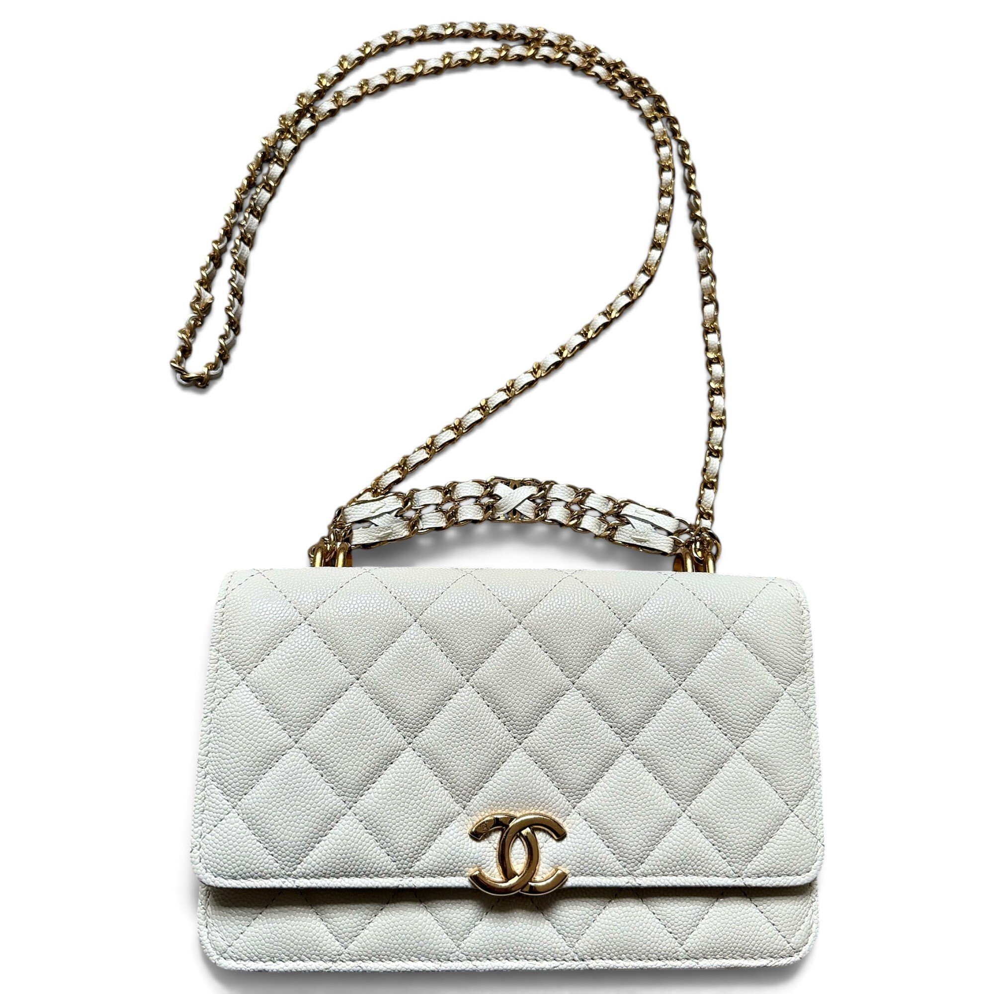 Chain Infinity leather handbag