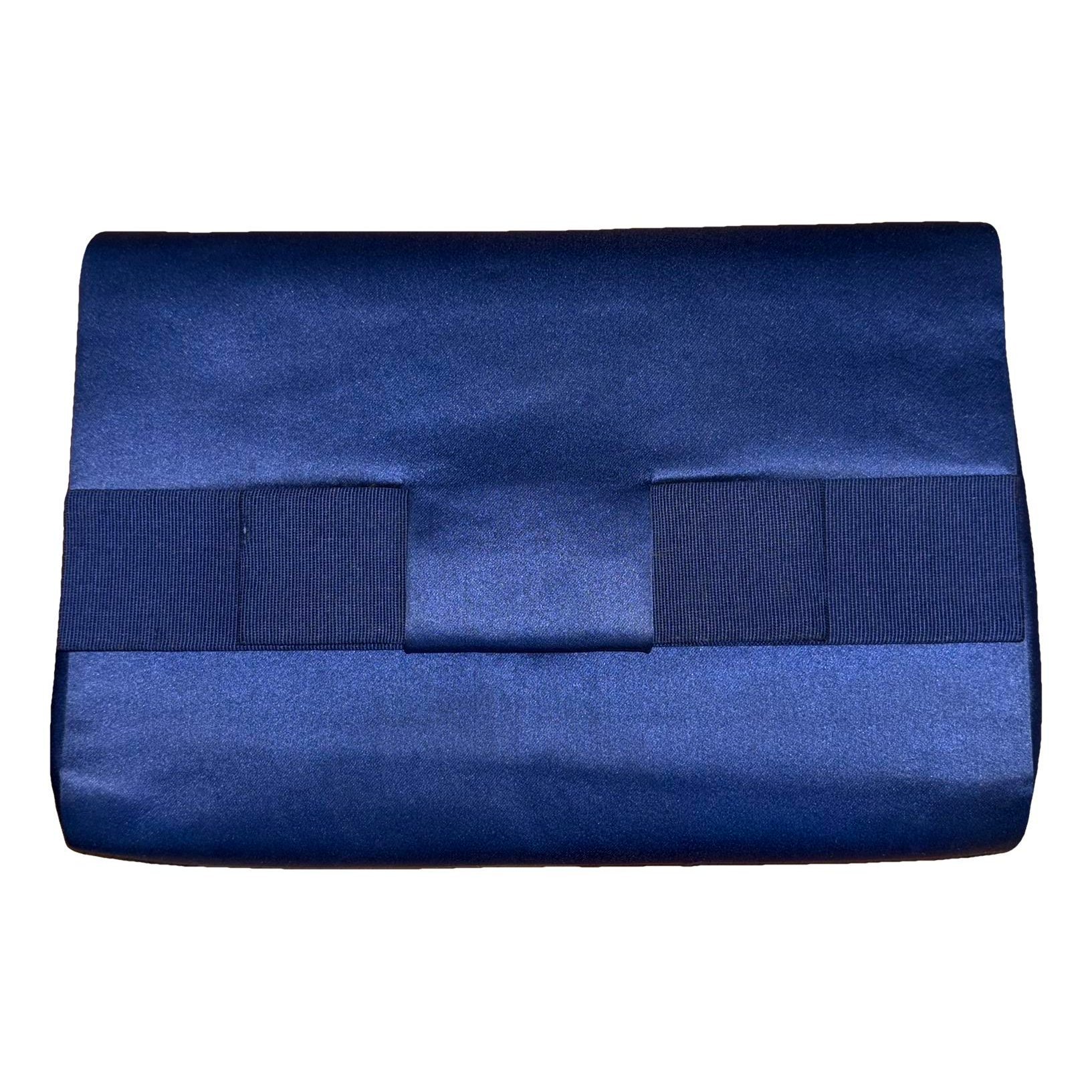 Silk clutch bag