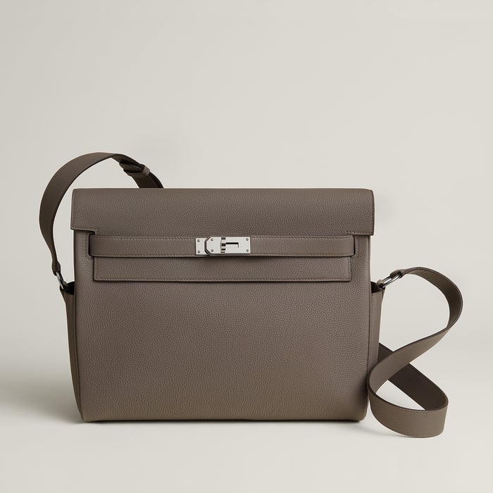 Gris Étain Kelly Messenger Bag
