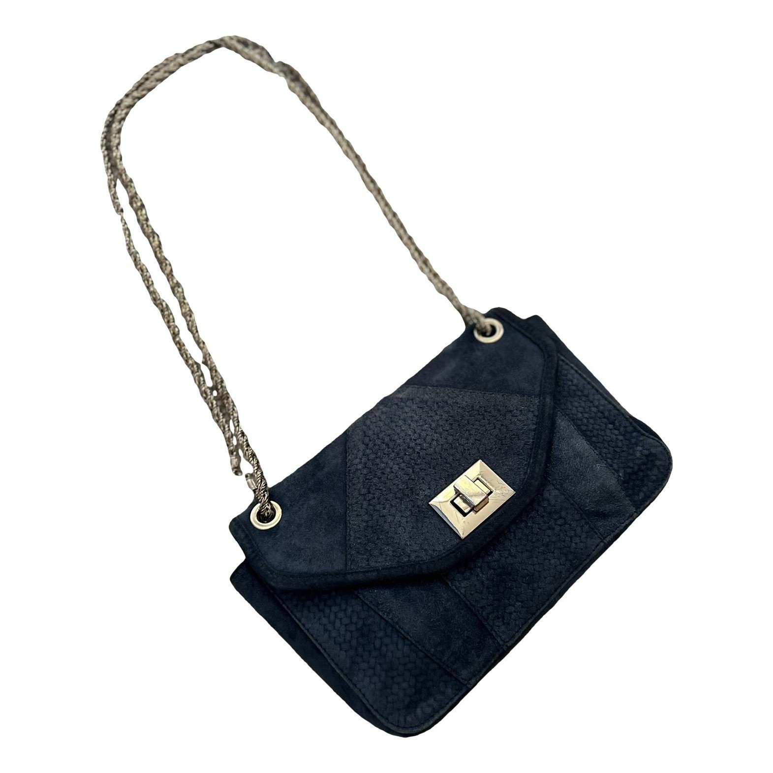 Clark velvet handbag