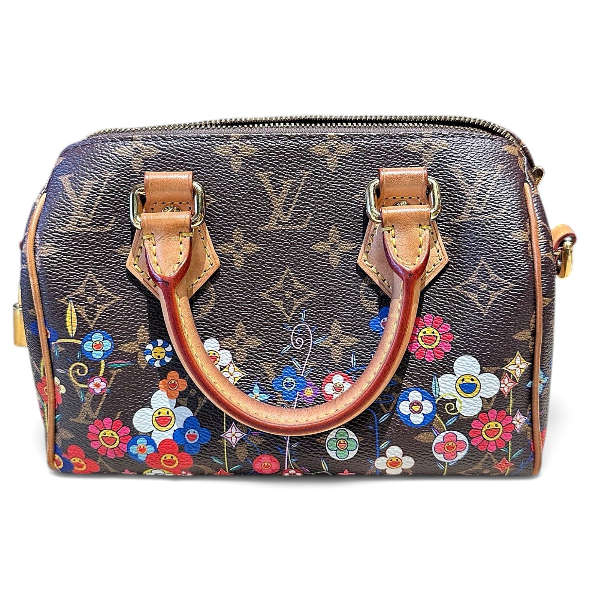 Nano Speedy / Mini HL leather handbag