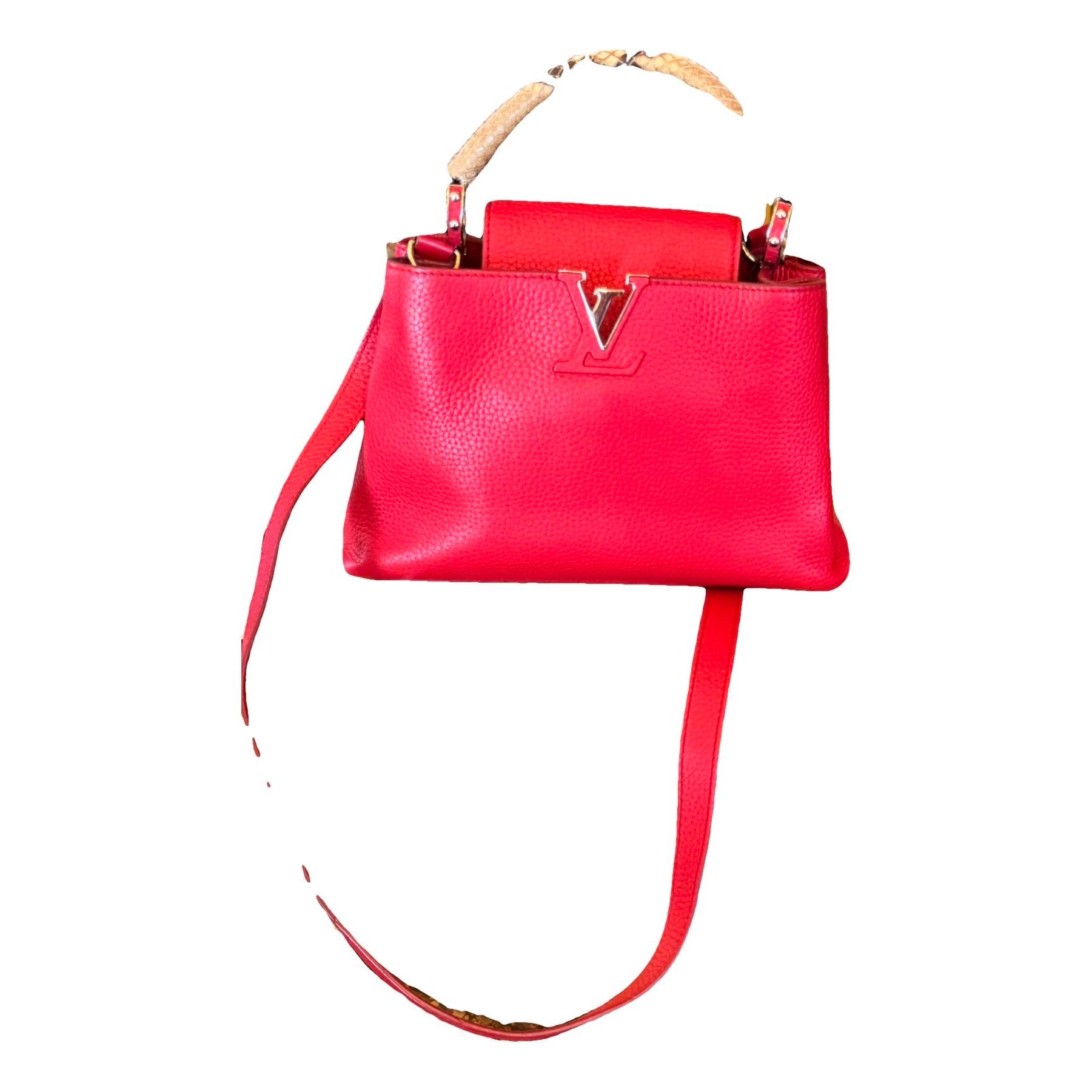 Capucines leather handbag