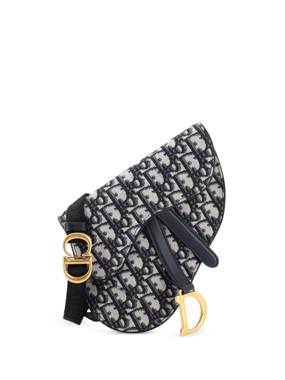 Saddle Oblique Canvas belt bag