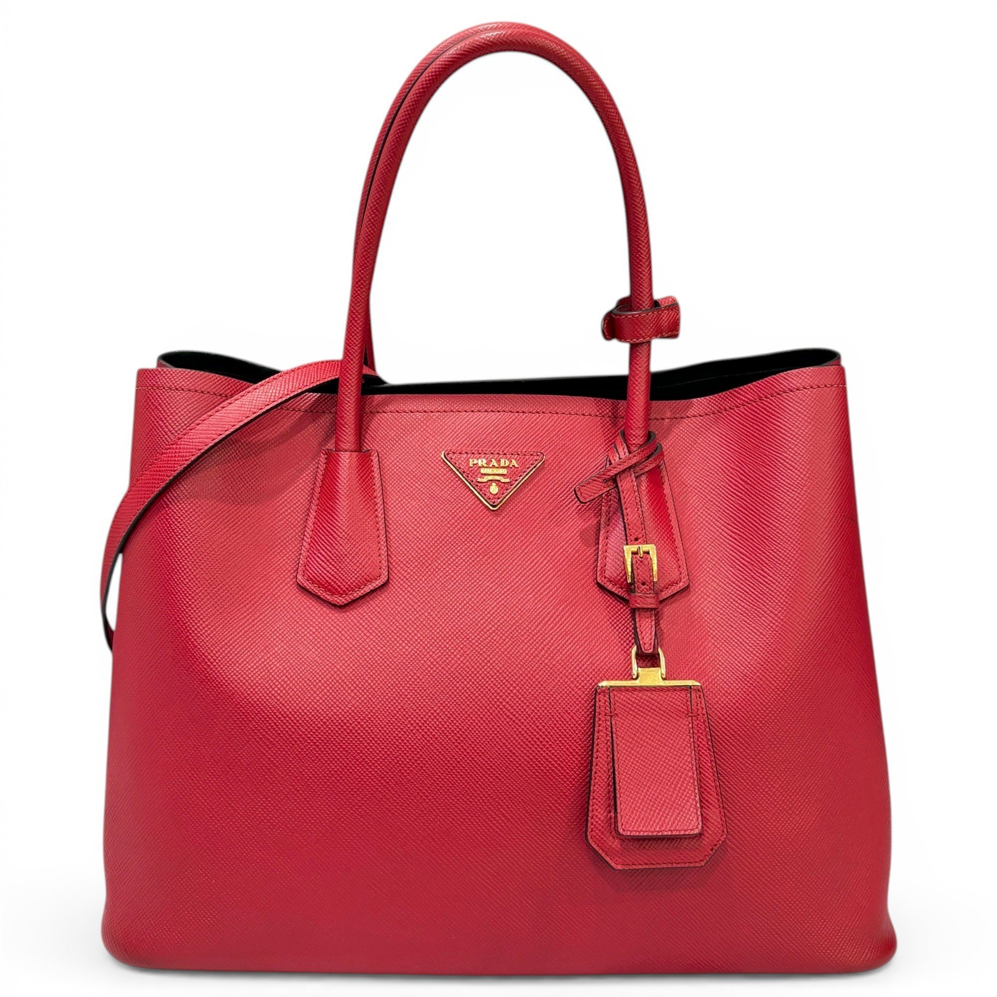 Double pony-style calfskin tote