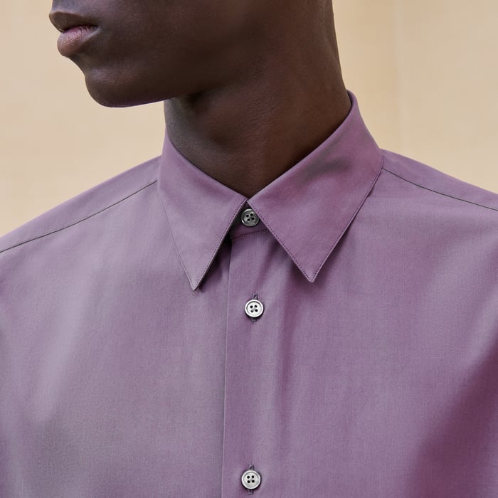 Bruyère Camisa De Corte Ajustado Con Cuello Louis