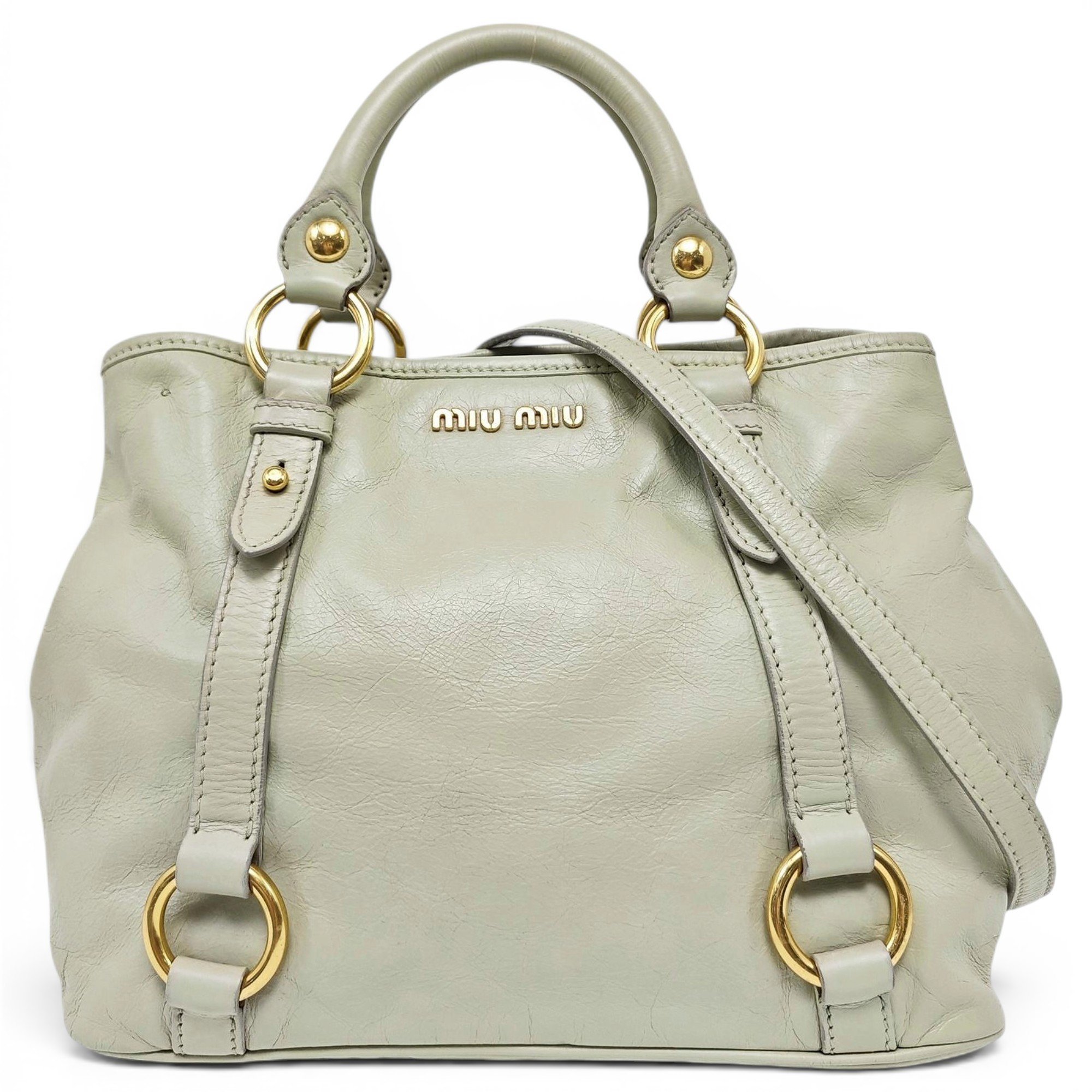 Vitello leather crossbody bag