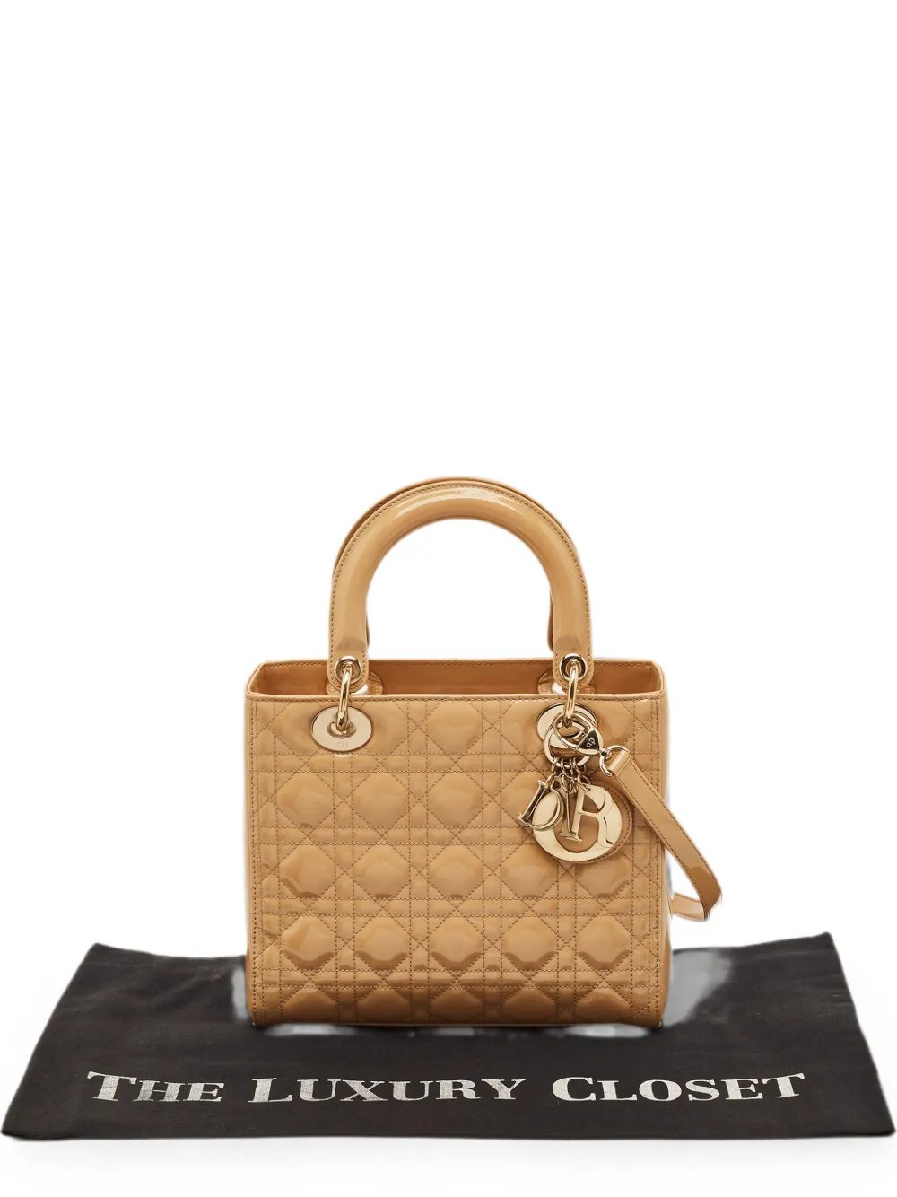 2011 medium Lady Dior Cannage tote bag