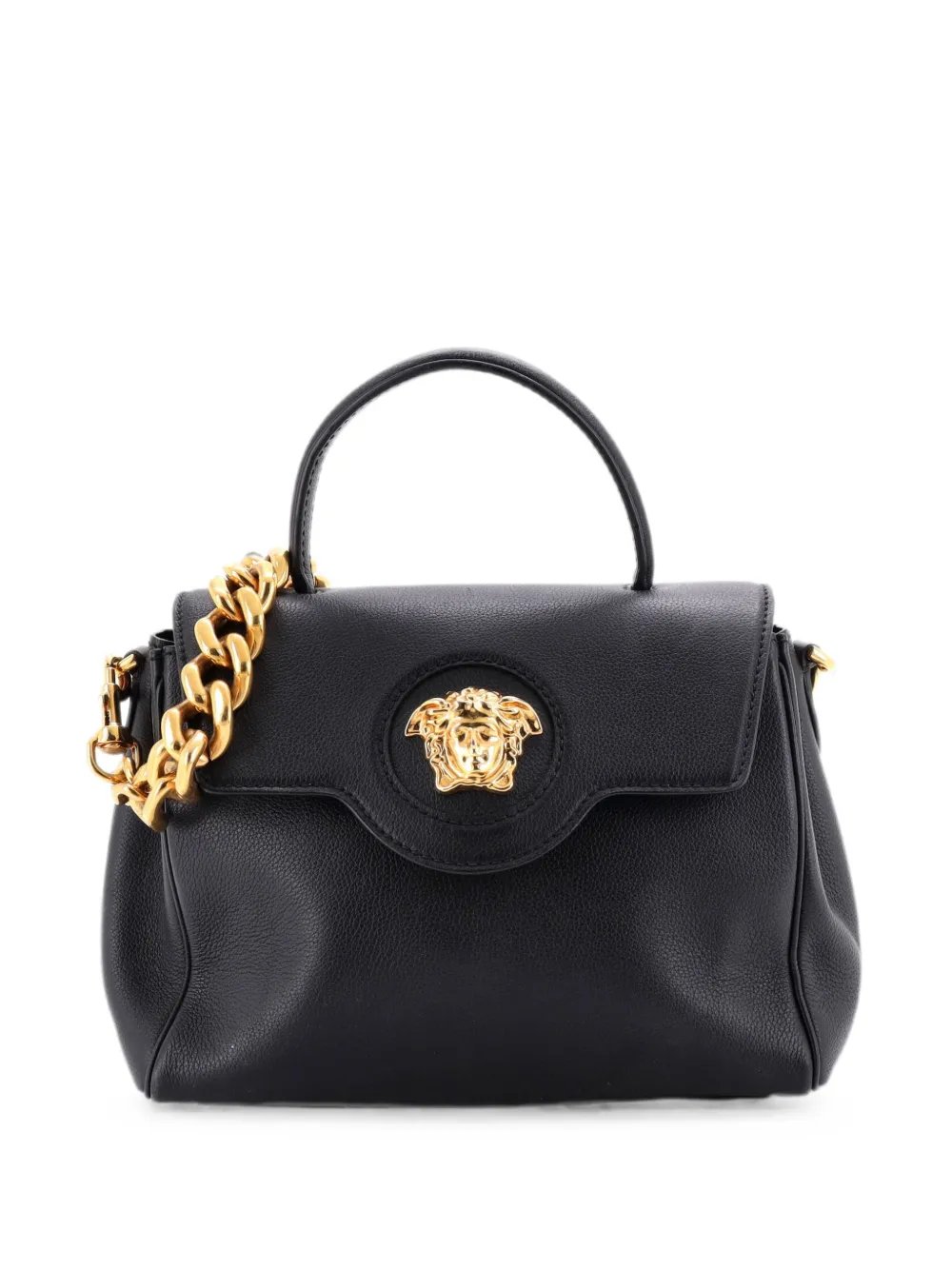 La Medusa Top Handle Bag Leather Medium satchel