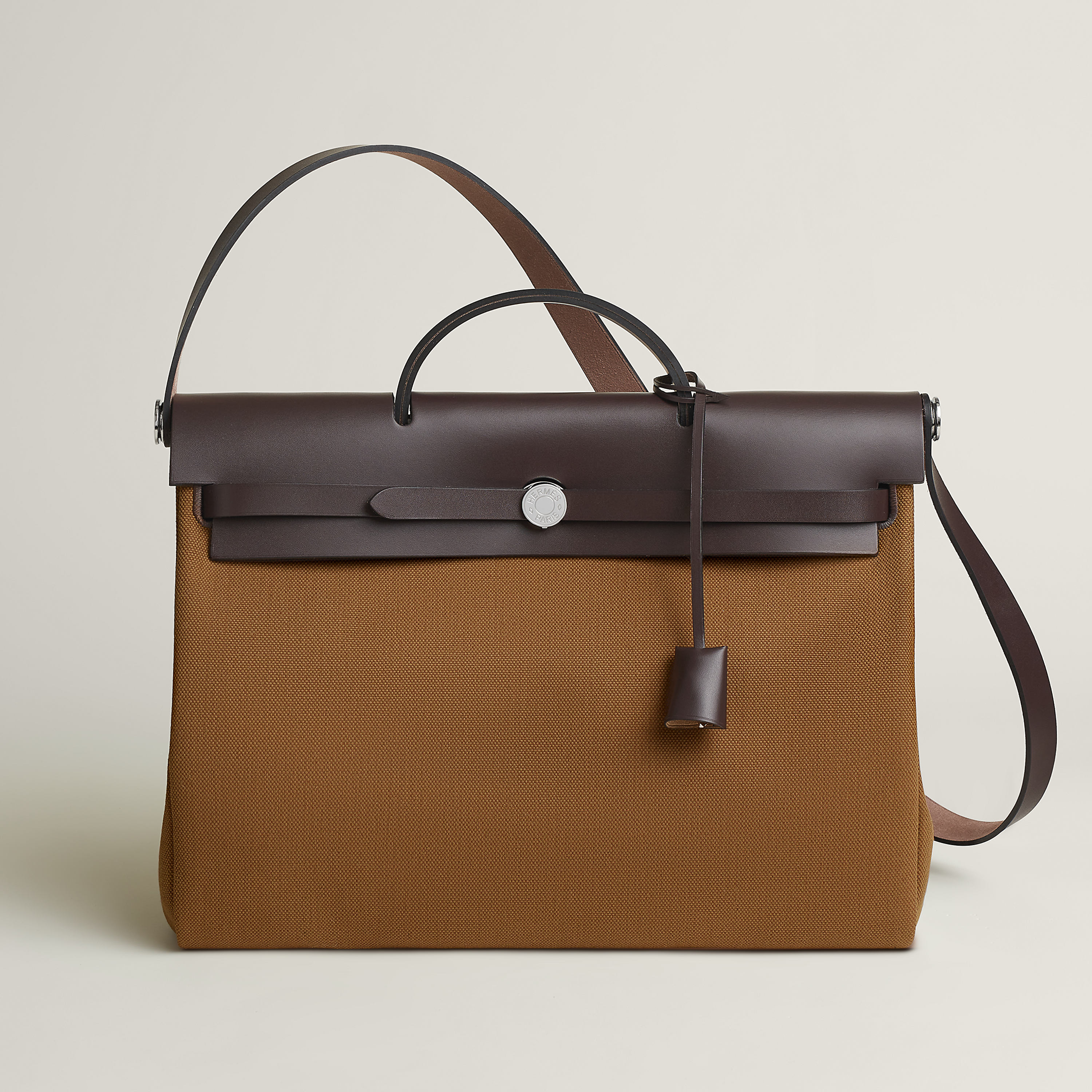 Hermès Herbag Messenger 39 bag Noir/noir | BagUSeek