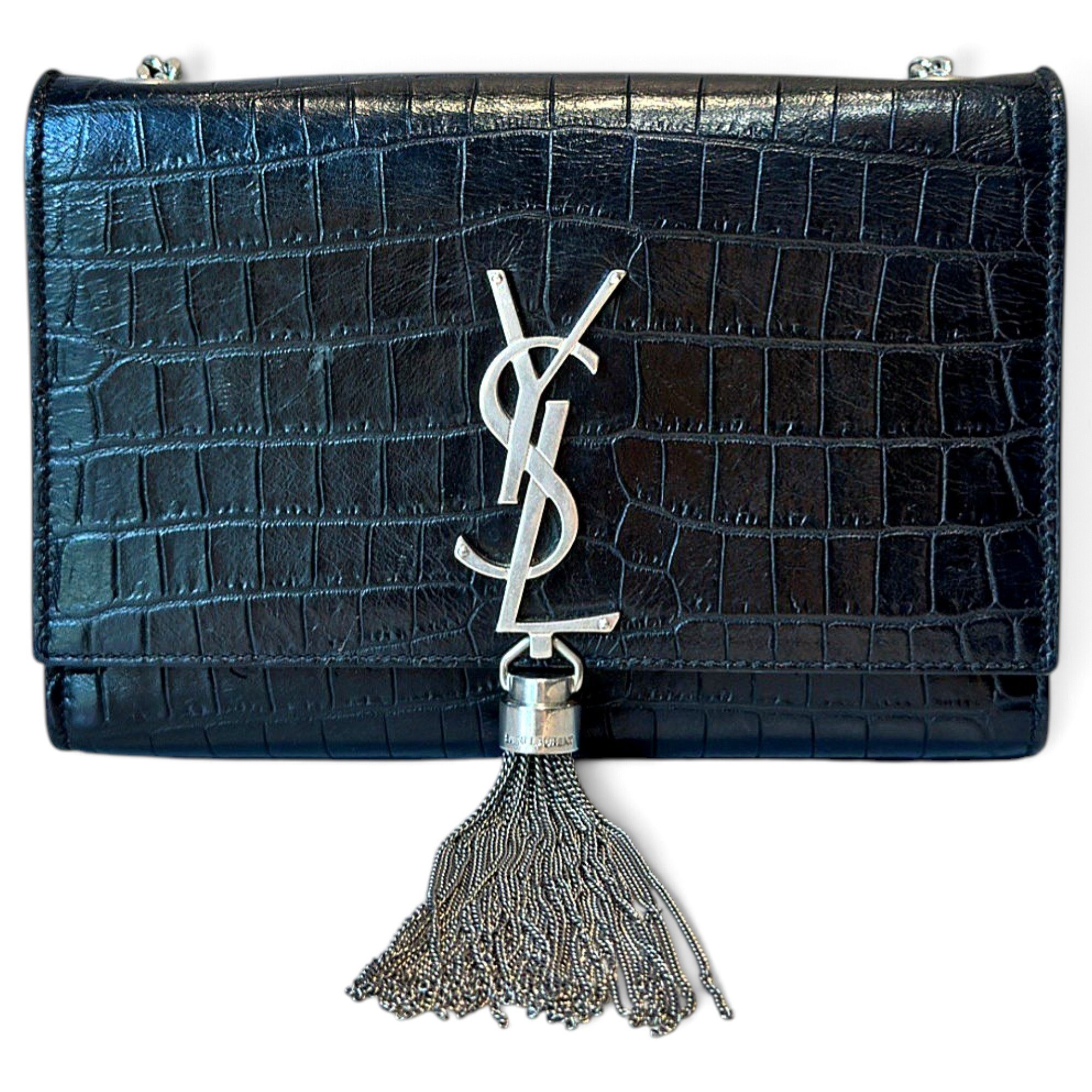 Pompom Kate leather handbag