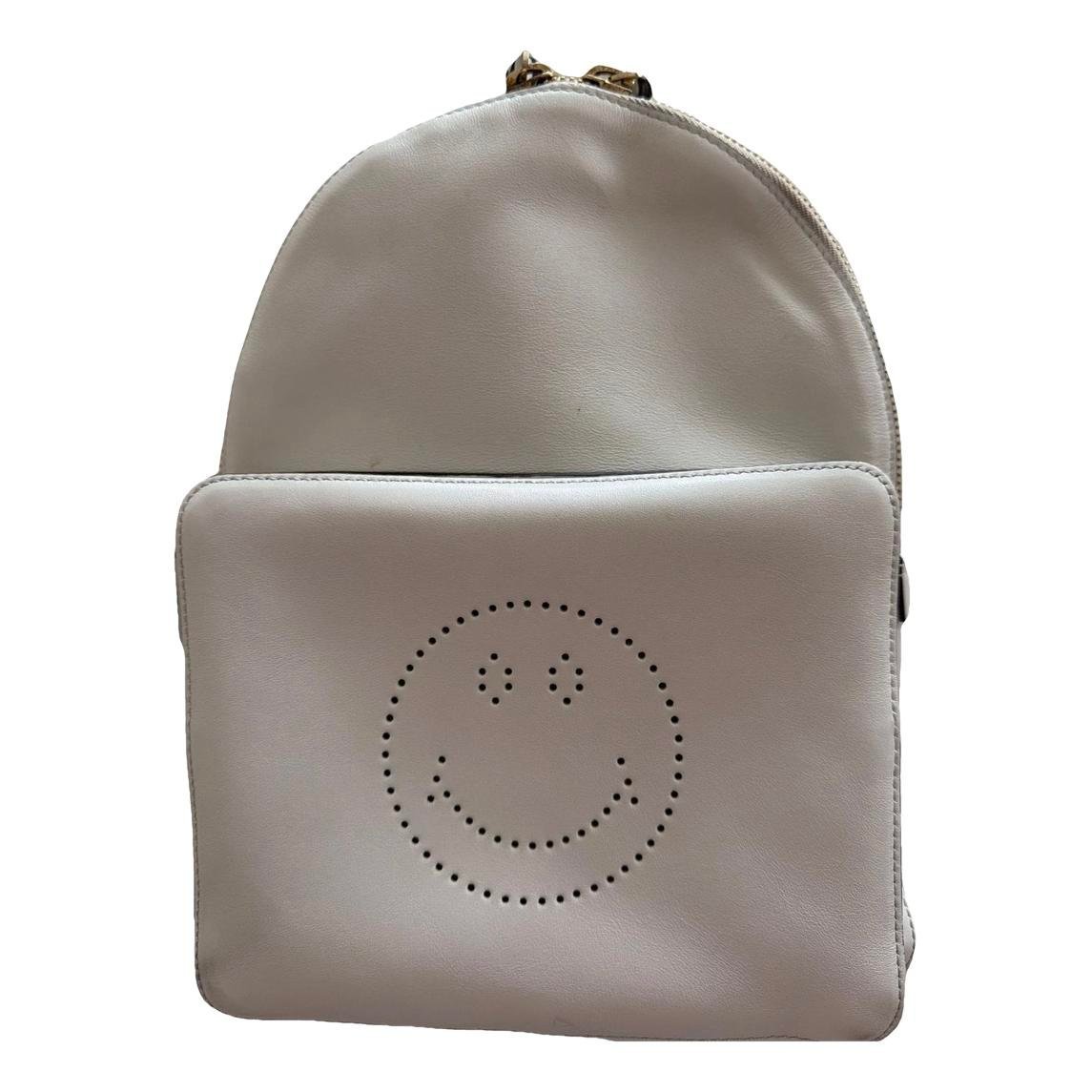 Leather backpack