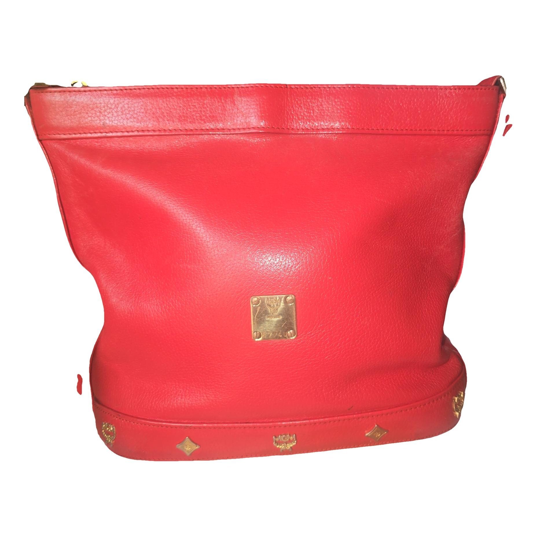 Leather handbag